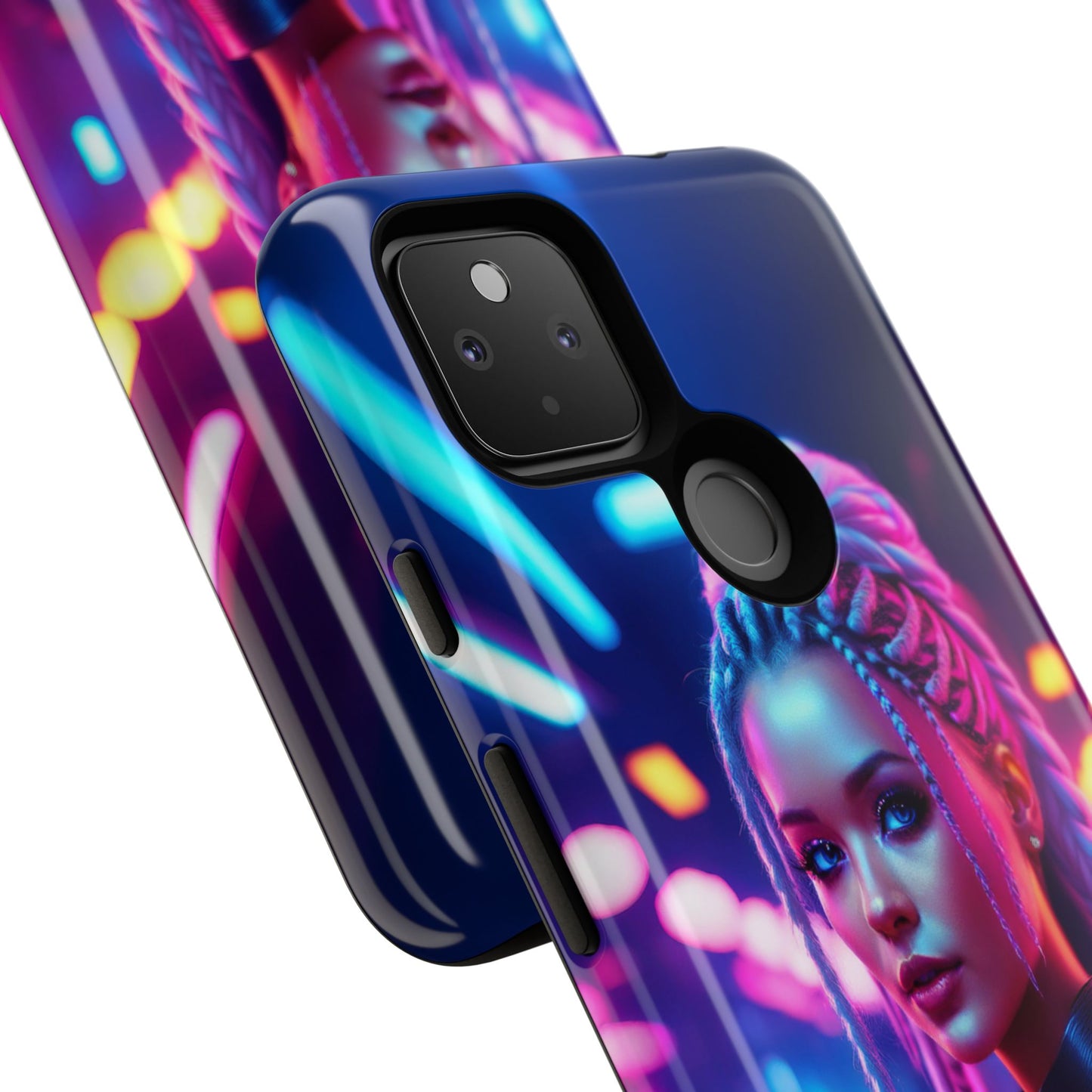 Futuristic Cyberpunk Female Cell Phone Case 007