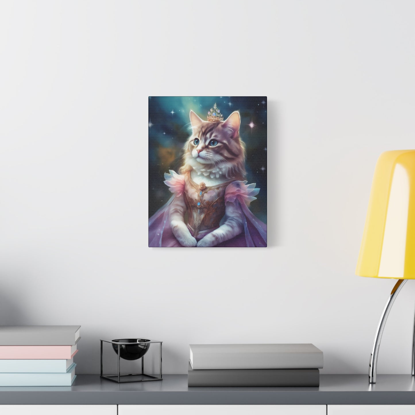 Meowgical Fairy Purrincess Canvas Art | Stretched Matte Wall Decor 005