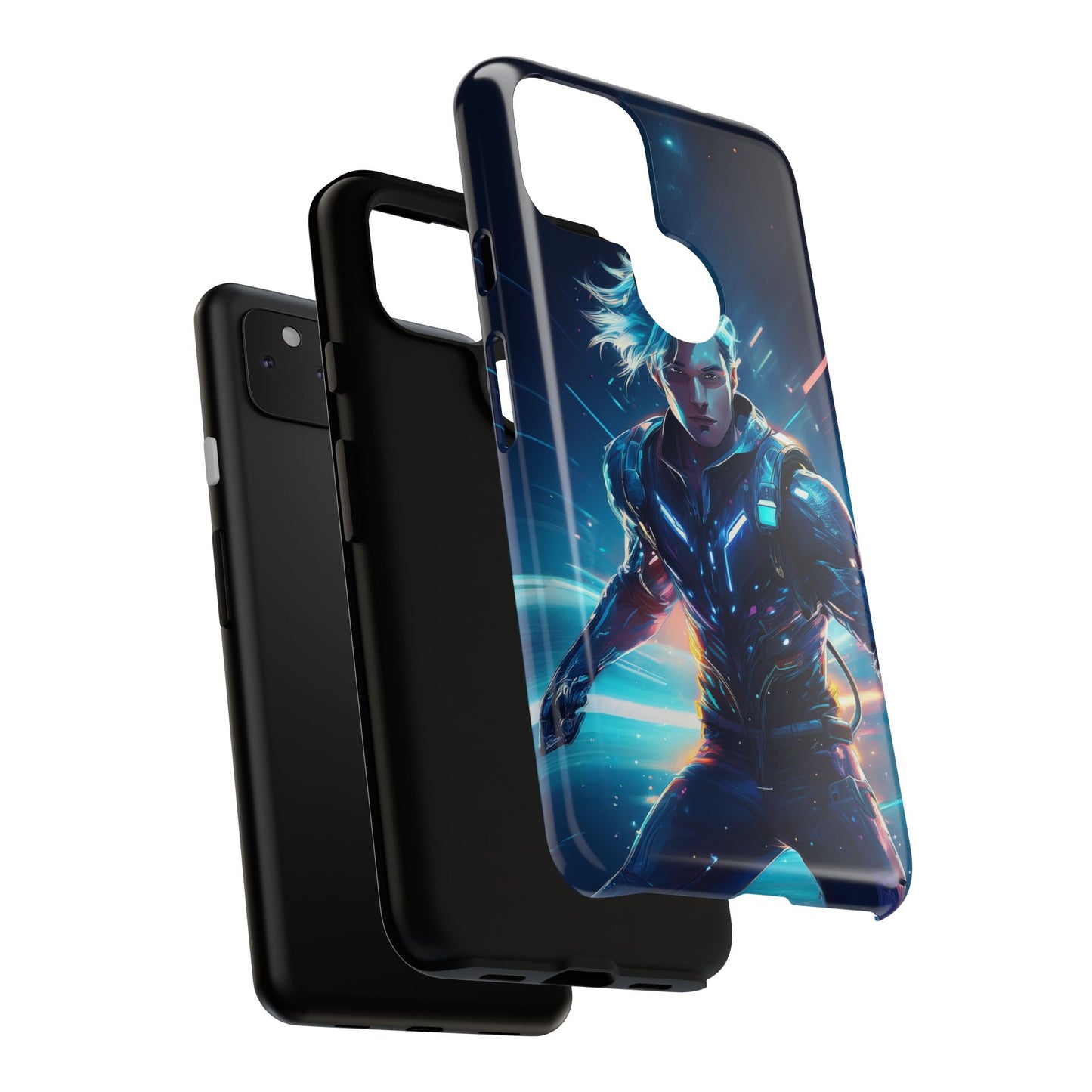 Futuristic Cyberpunk Male Cell Phone Case 024