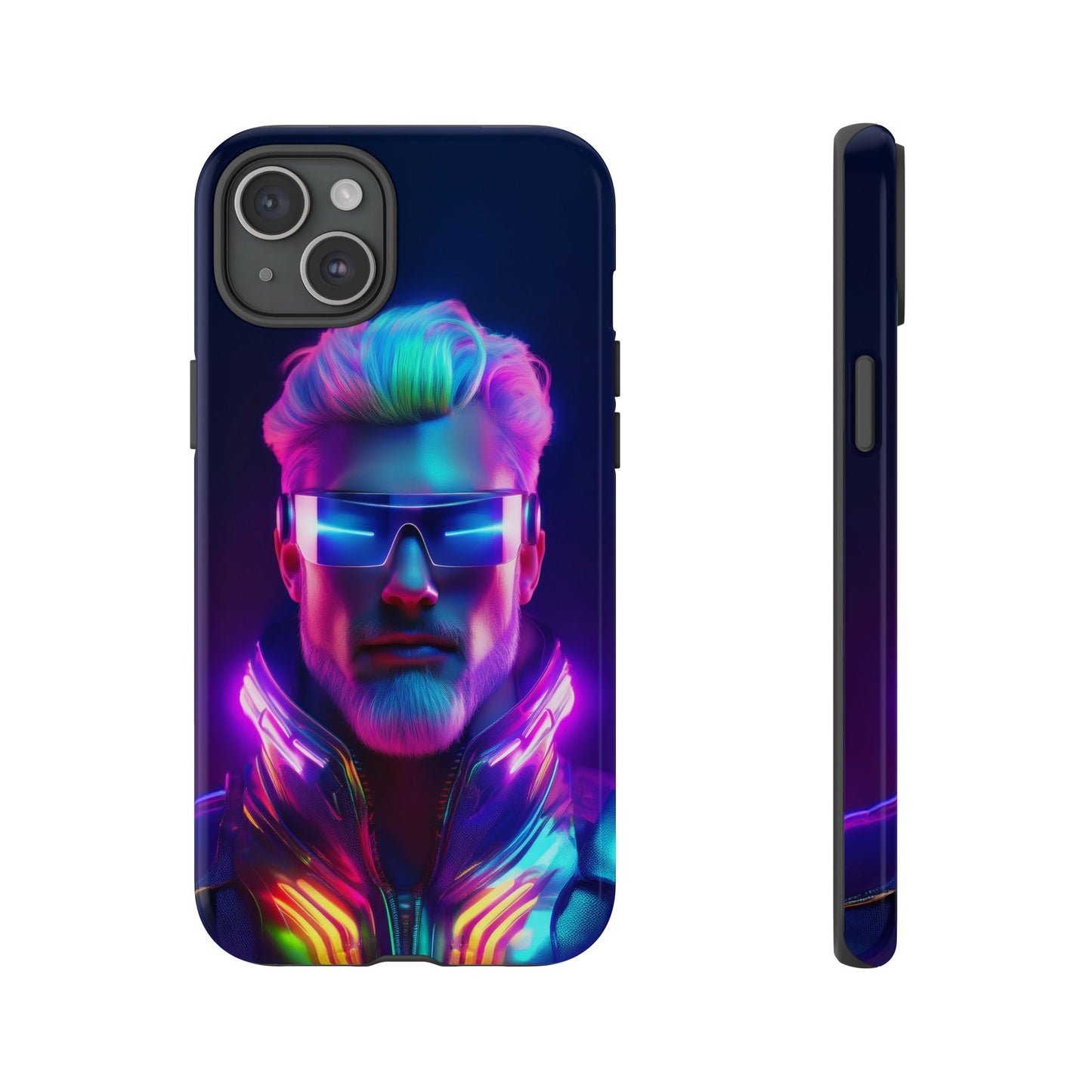 Futuristic Cyberpunk Male Cell Phone Case 026