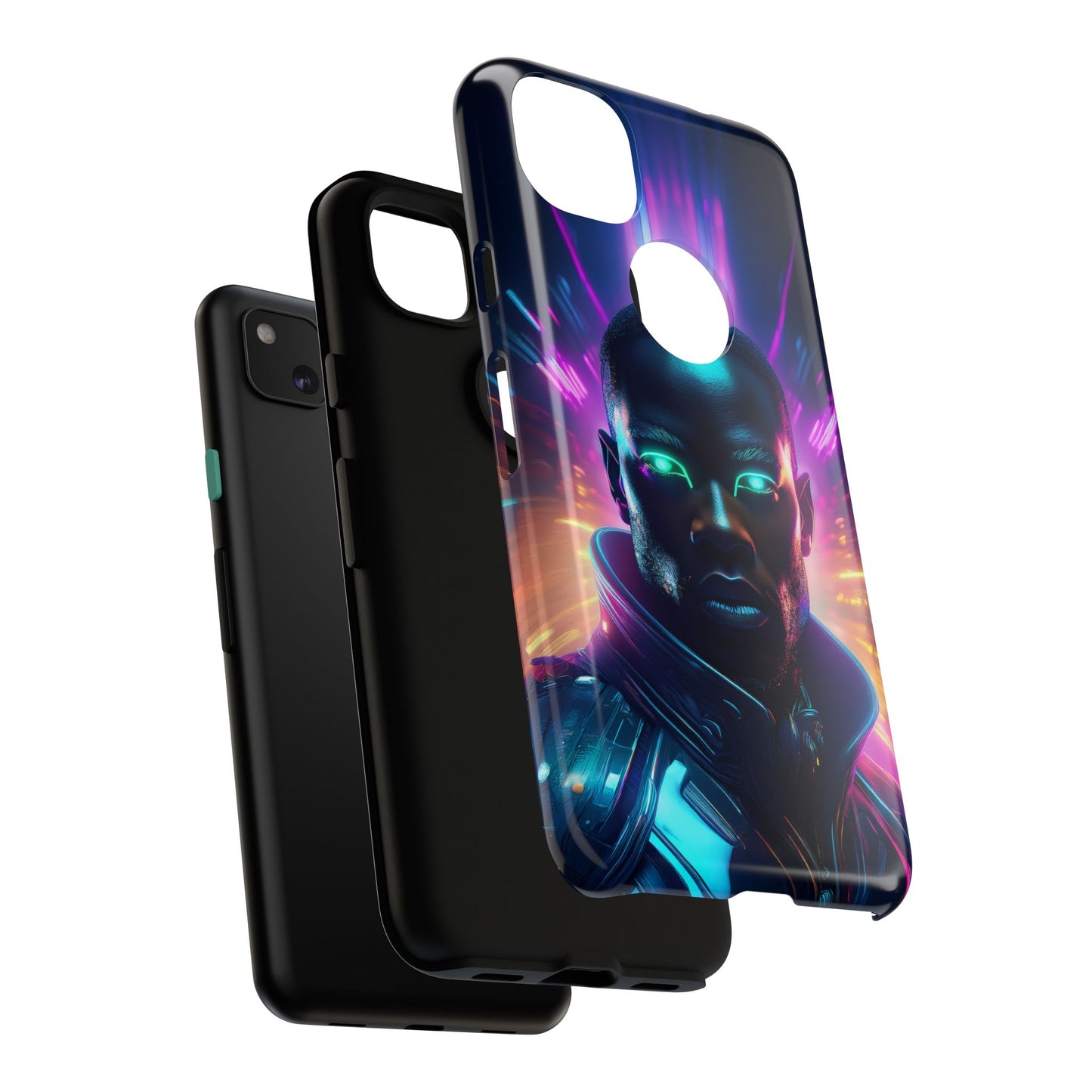 Futuristic Cyberpunk Male Cell Phone Case 022