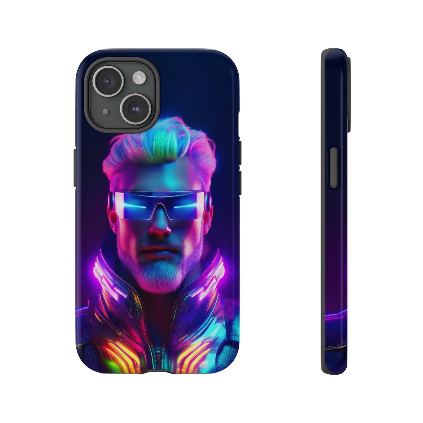 Futuristic Cyberpunk Male Cell Phone Case 026