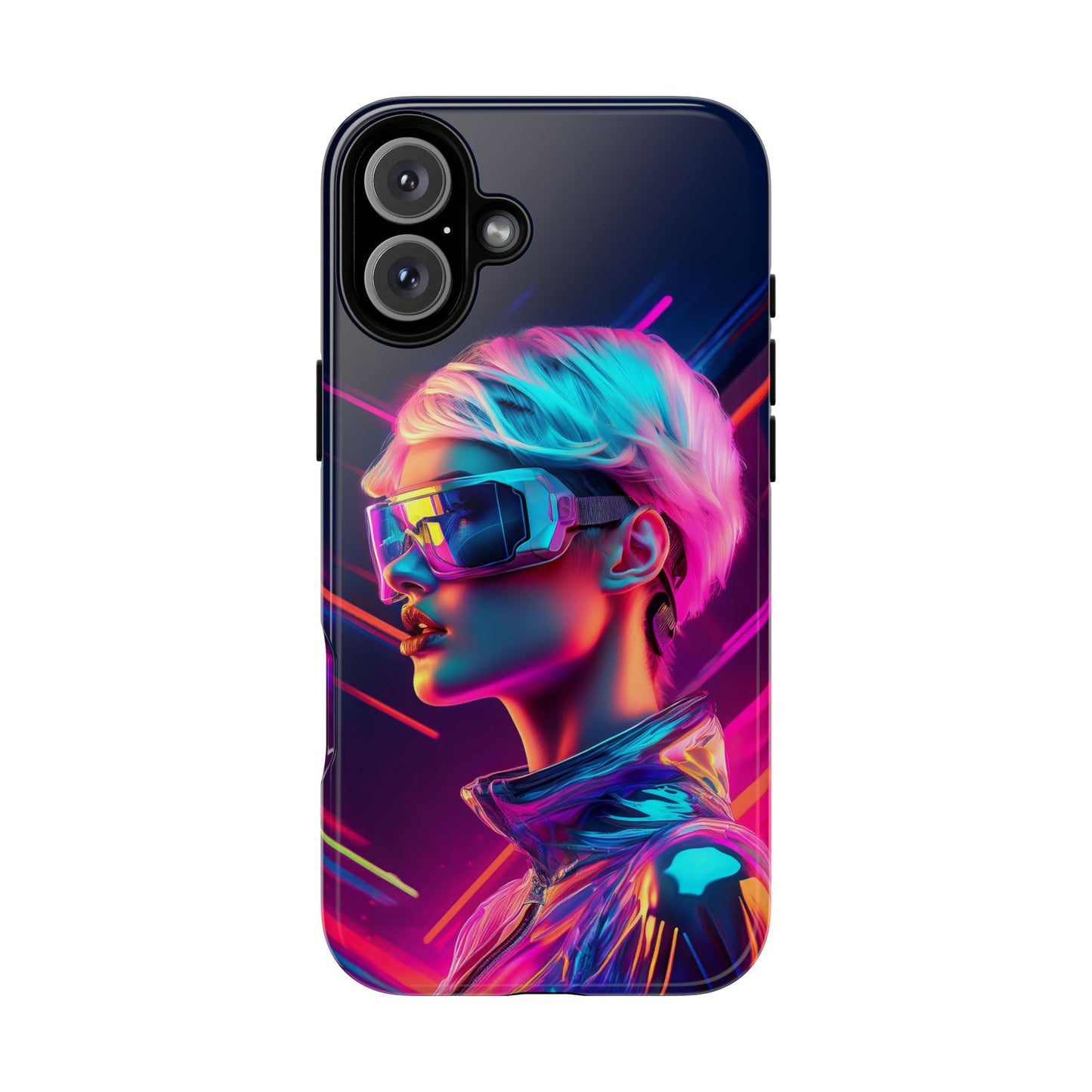 Futuristic Cyberpunk Female Cell Phone Case 031