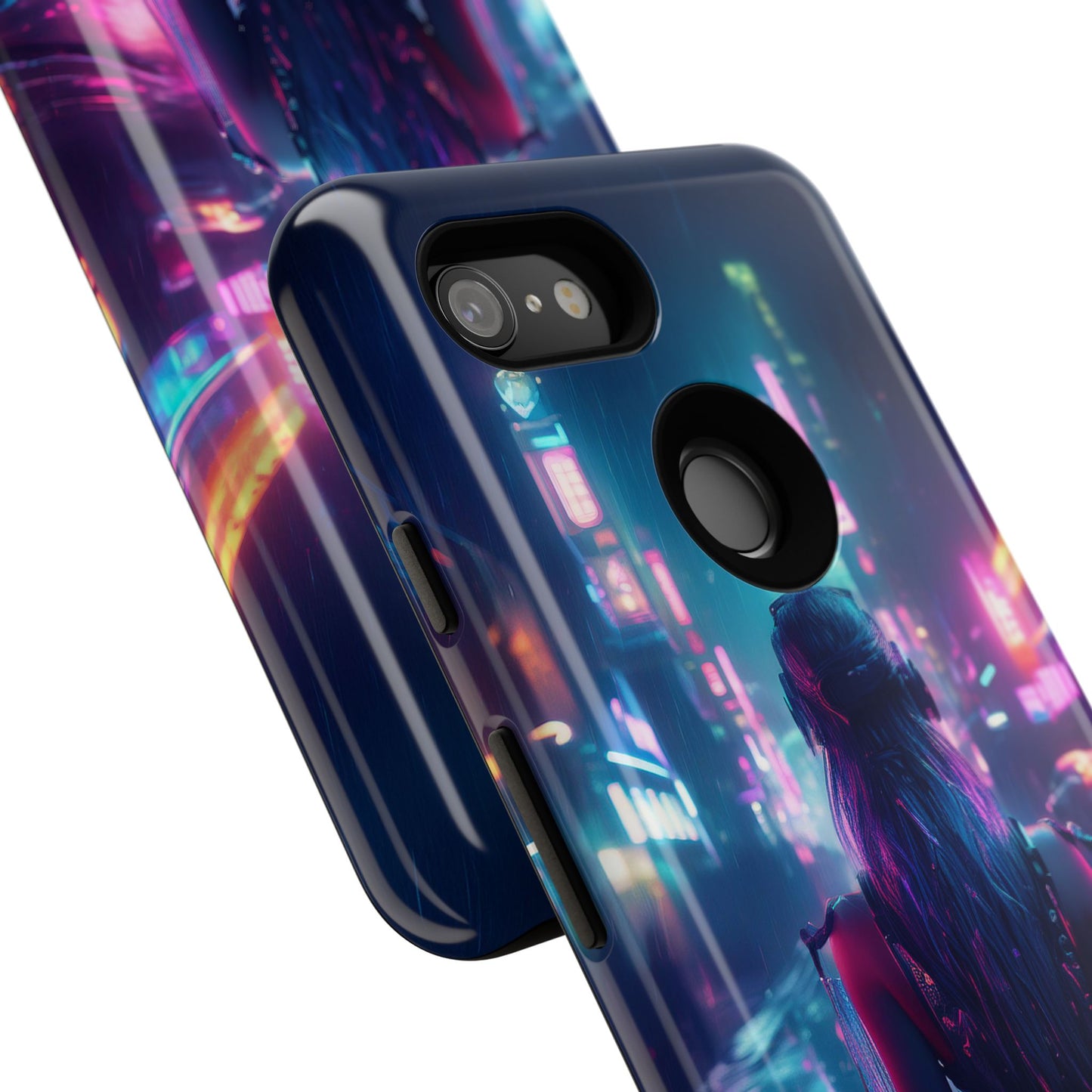 Futuristic Cyberpunk Female Cell Phone Case 032