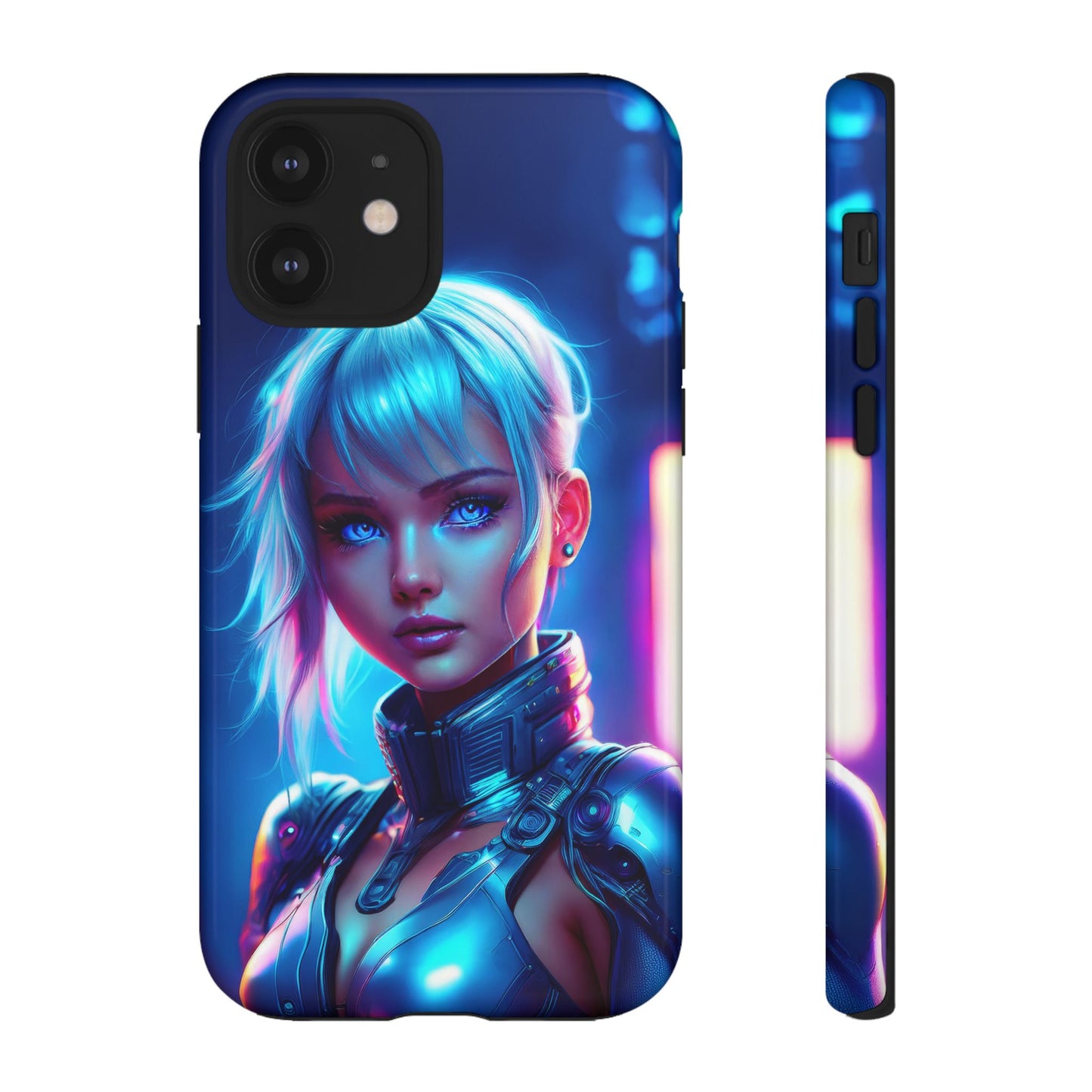 Futuristic Cyberpunk Female Cell Phone Case 013