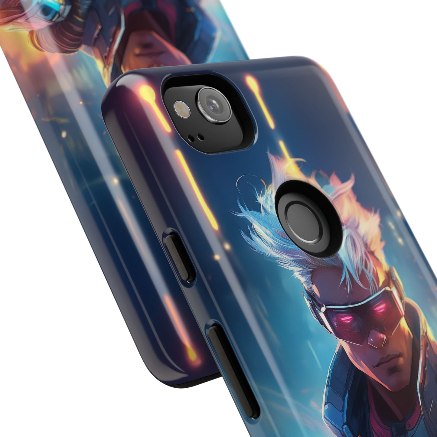 Futuristic Cyberpunk Male Cell Phone Case 018