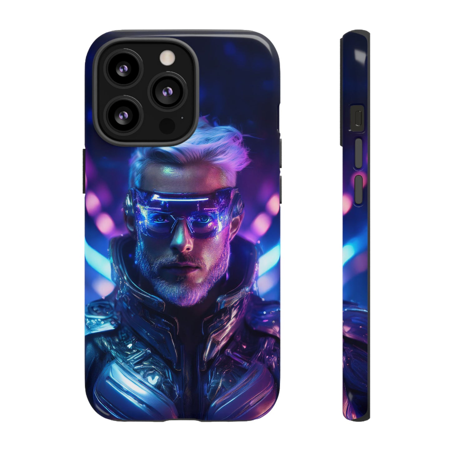 Futuristic Cyberpunk Male Cell Phone Case 020