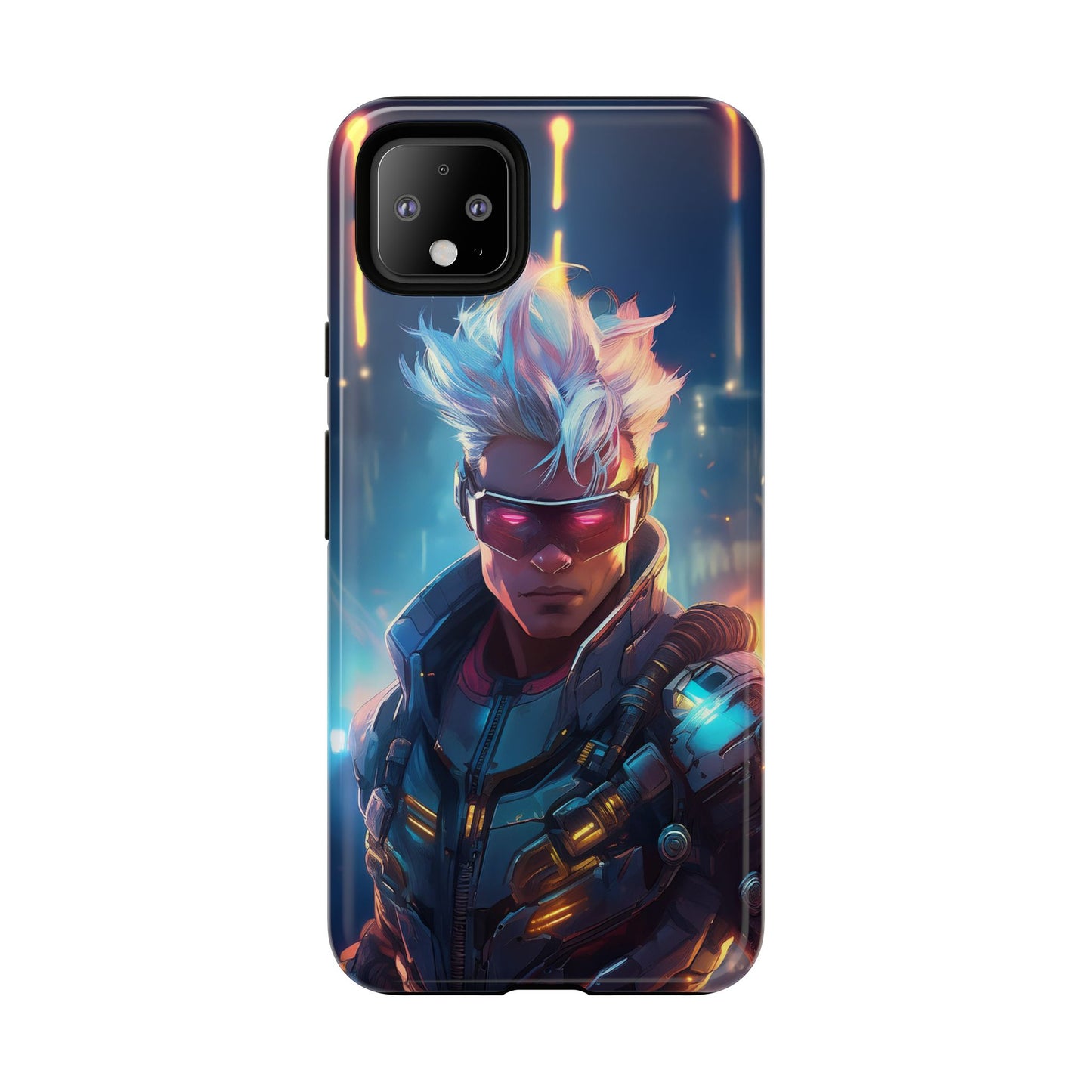 Futuristic Cyberpunk Male Cell Phone Case 018