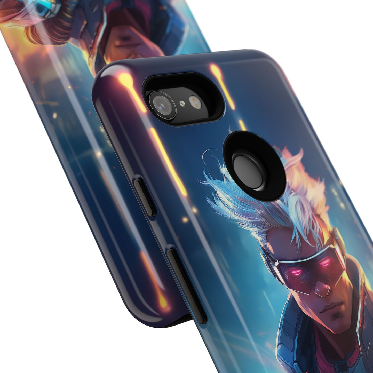 Futuristic Cyberpunk Male Cell Phone Case 018