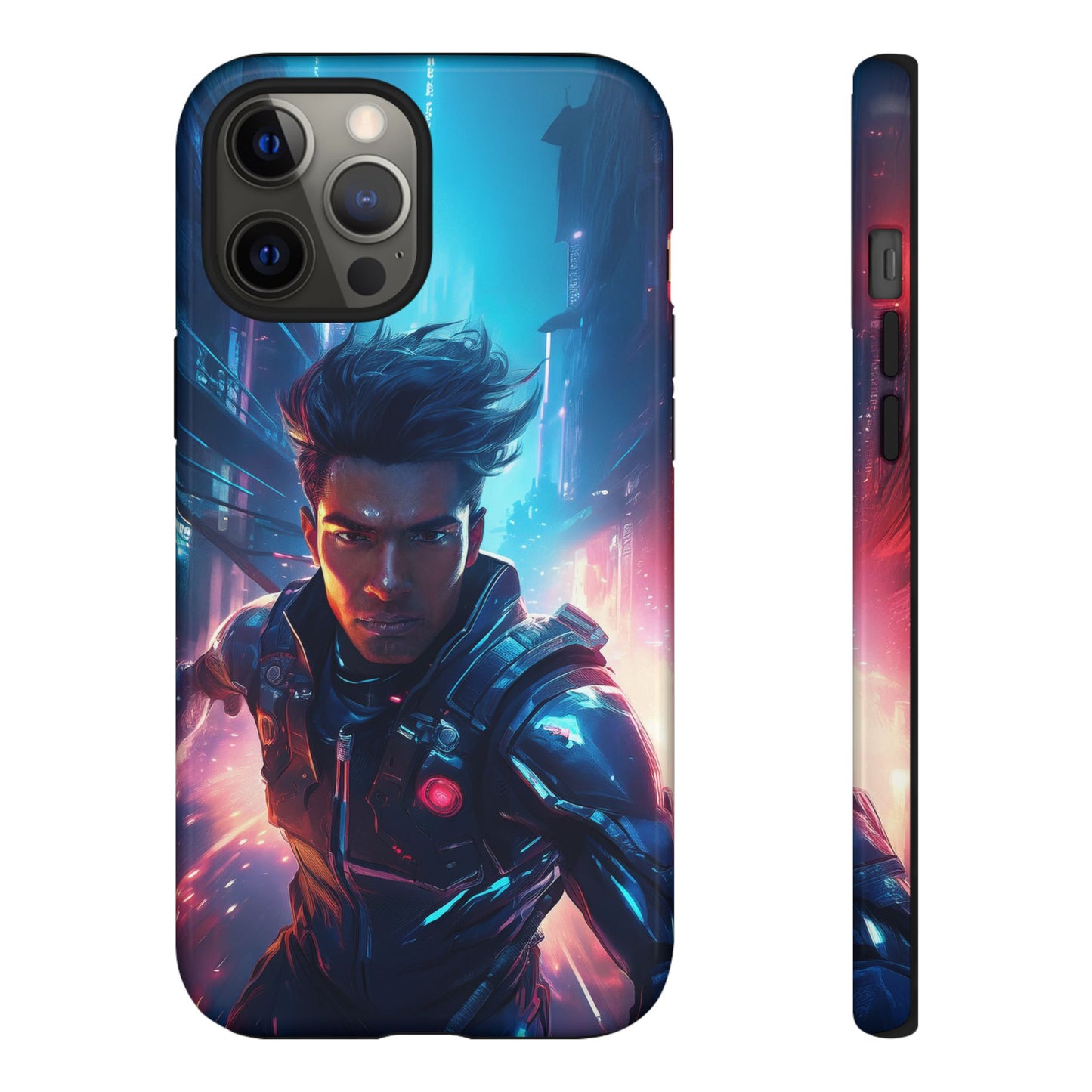 Futuristic Cyberpunk Male Cell Phone Case 017