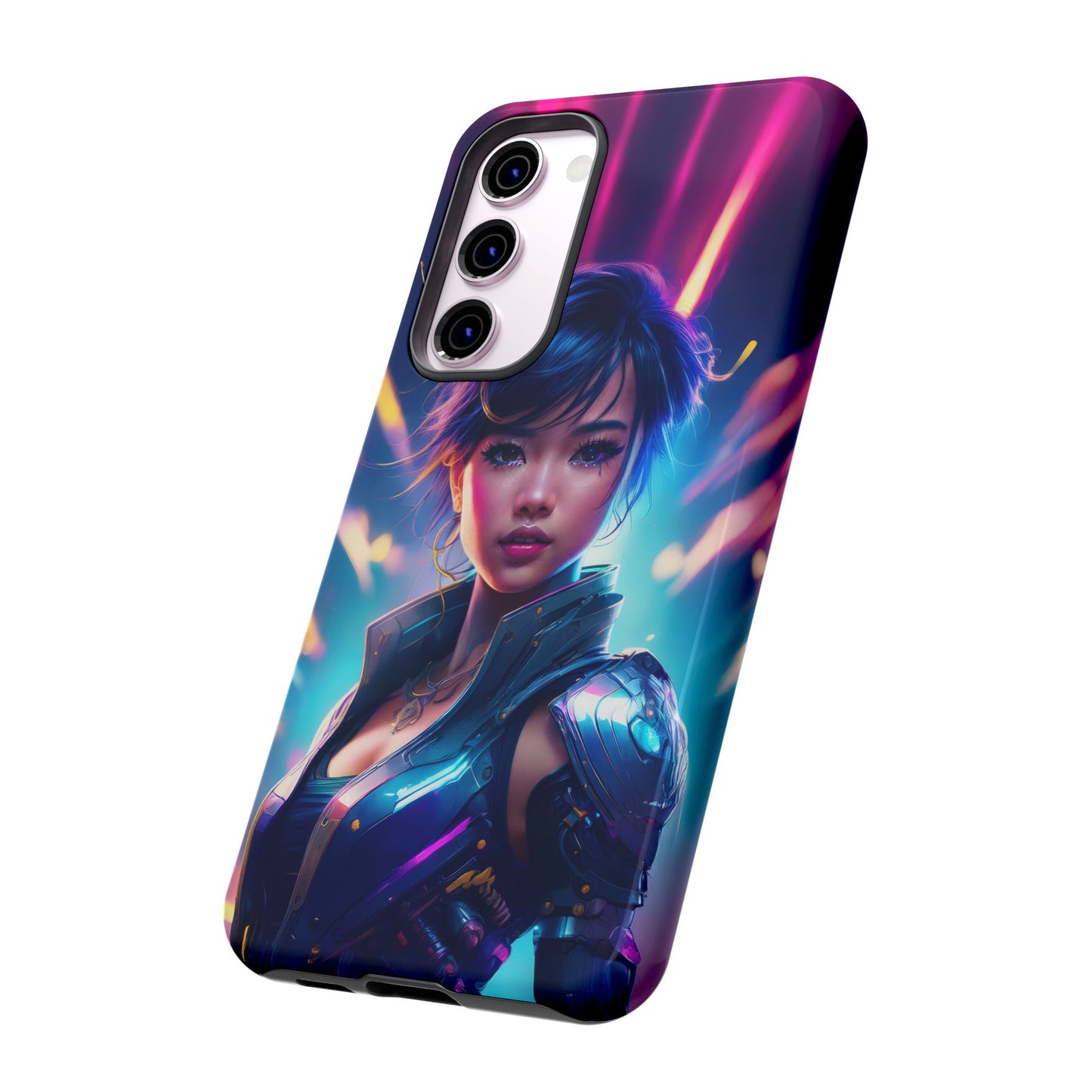 Futuristic Cyberpunk Female Cell Phone Case 024