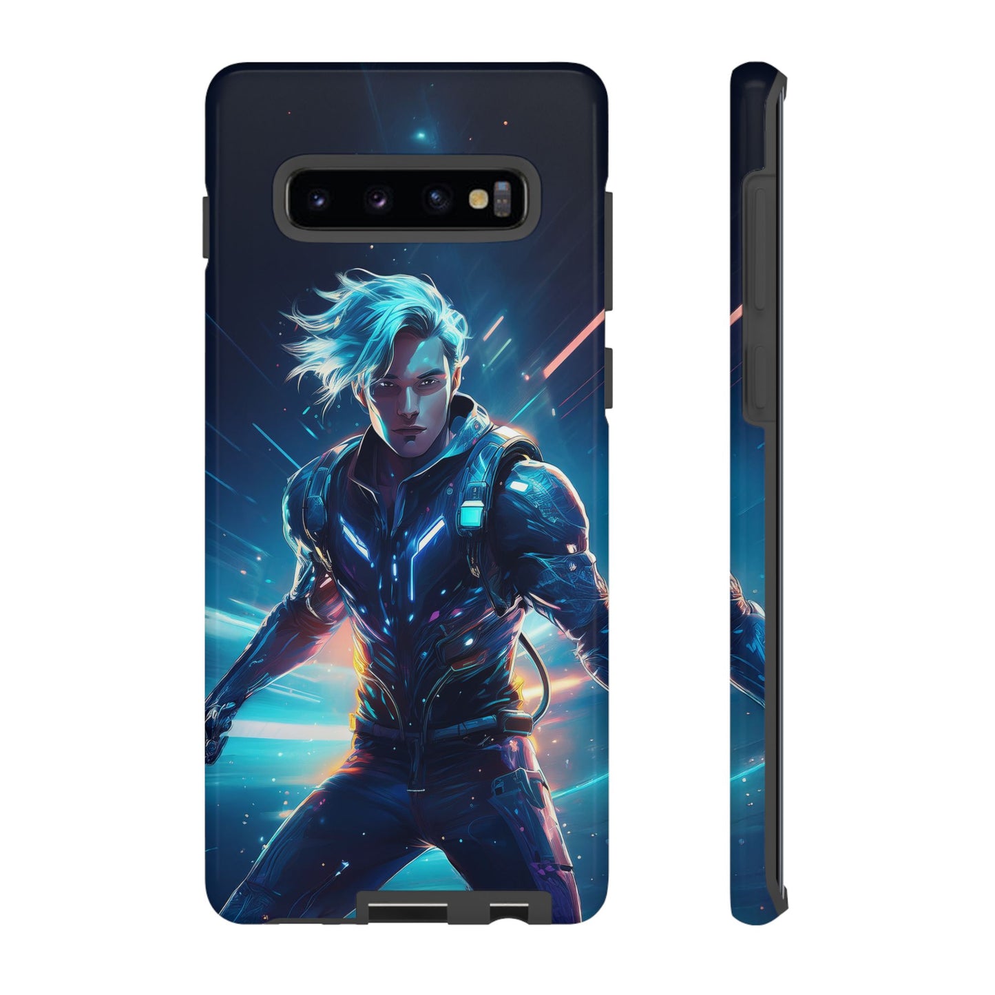 Futuristic Cyberpunk Male Cell Phone Case 024