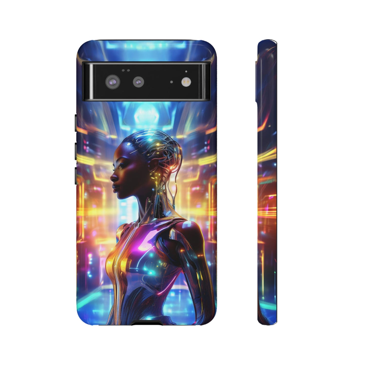 Futuristic Human Android Hybrid Cell Phone Case 011