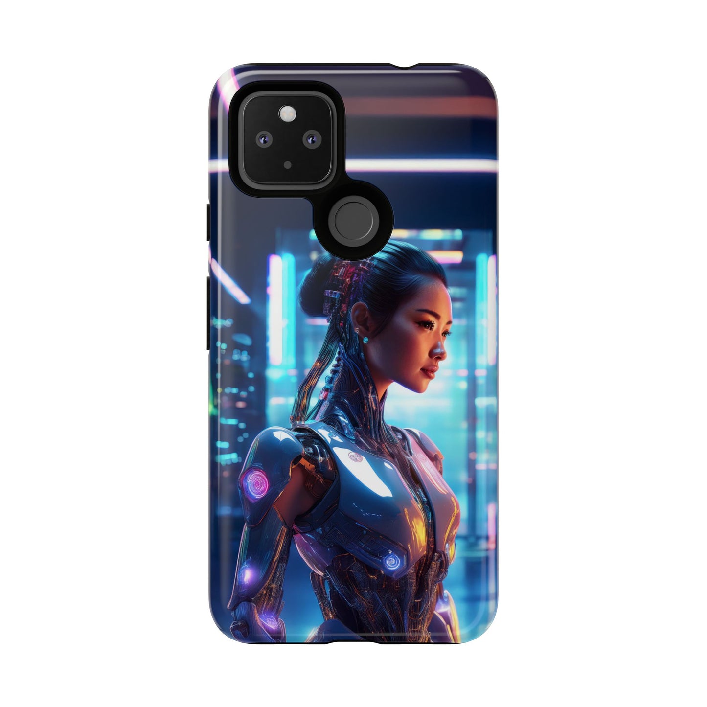 Futuristic Human Android Hybrid Cell Phone Case 013