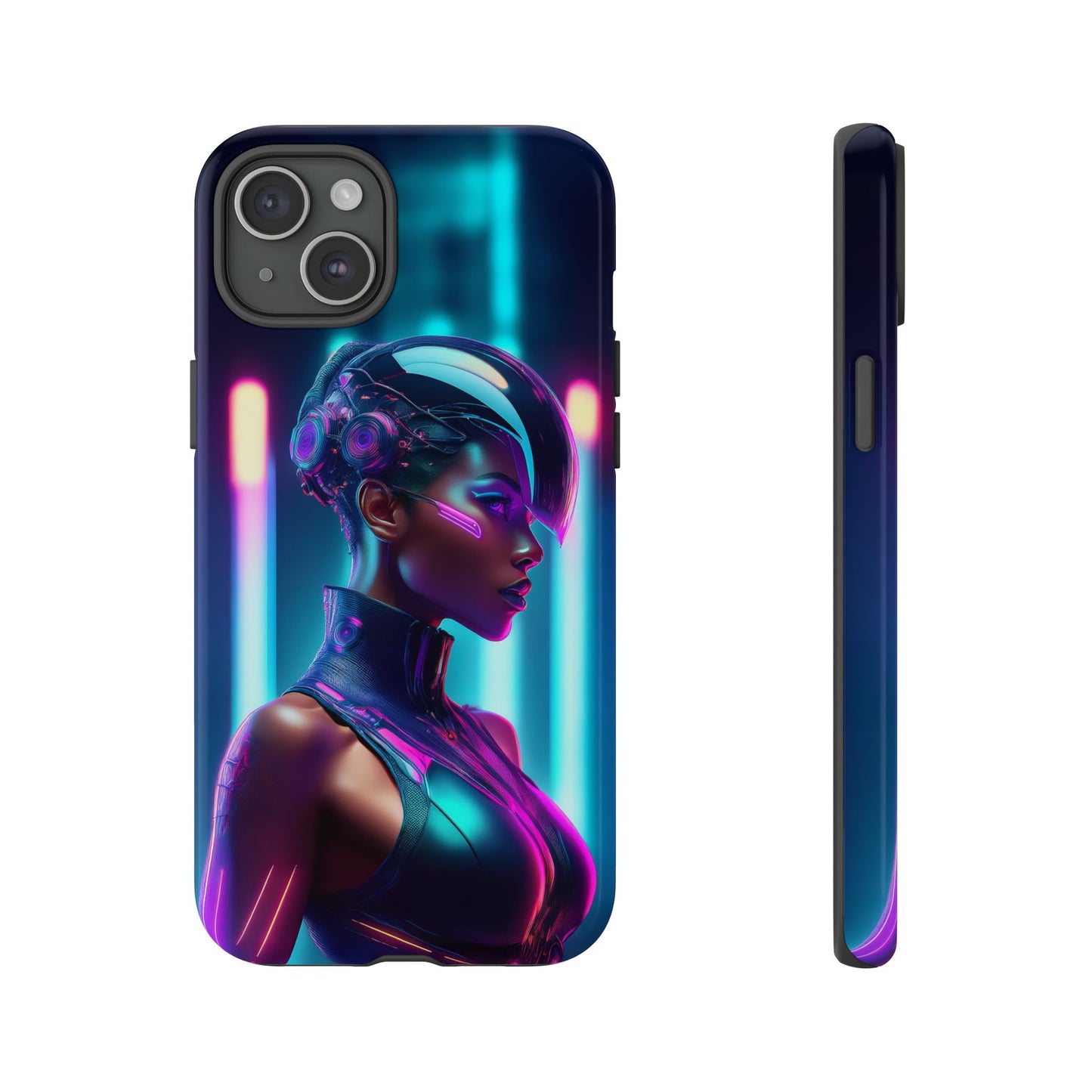 Futuristic Cyberpunk Female Cell Phone Case 021