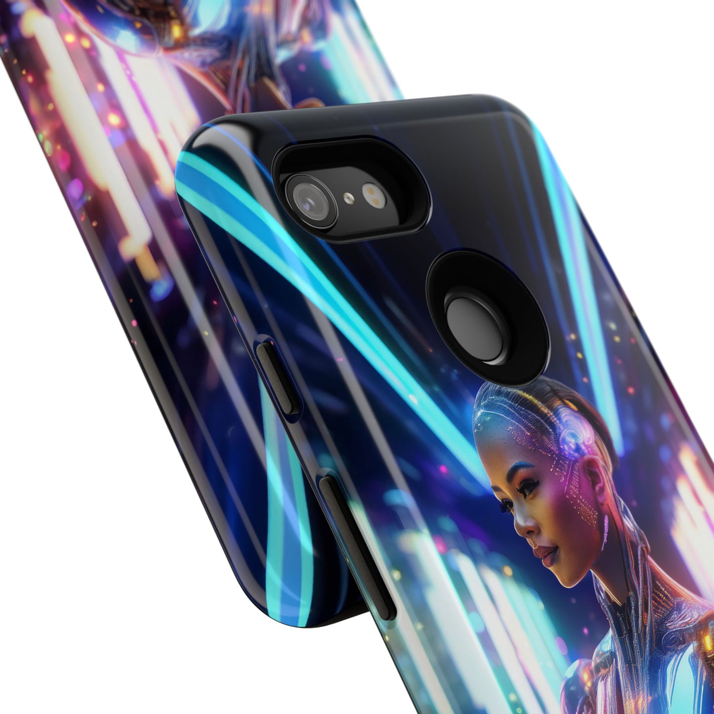 Futuristic Human Android Hybrid Cell Phone Case 010