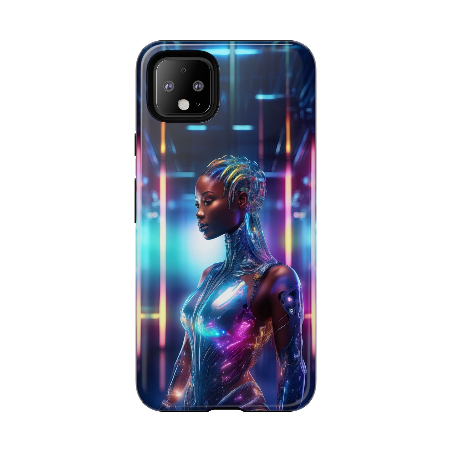 Futuristic Human Android Hybrid Cell Phone Case 014