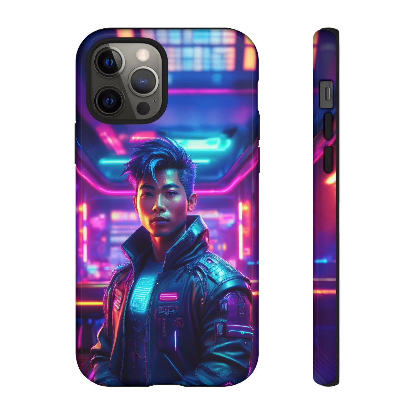 Futuristic Cyberpunk Male Cell Phone Case 012