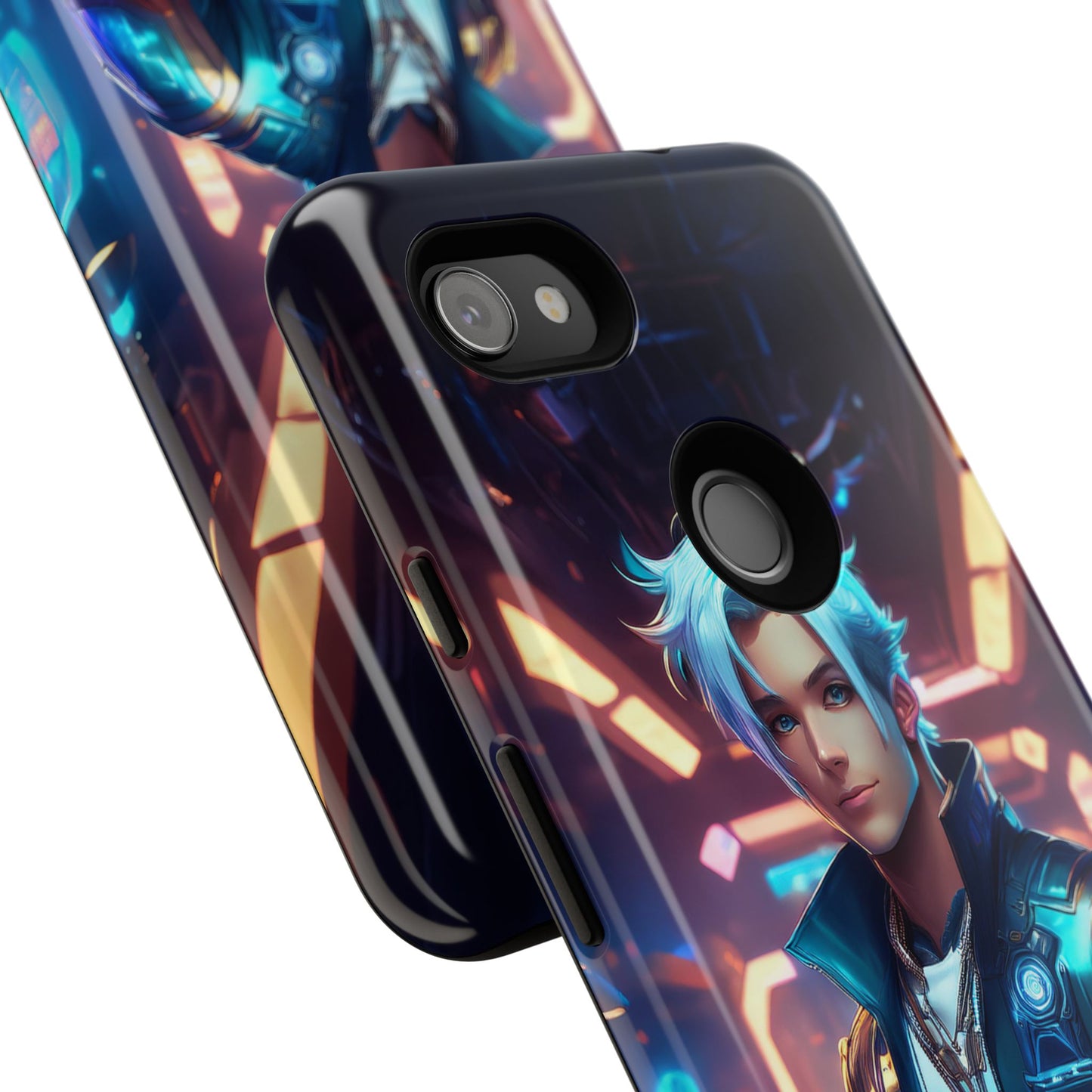 Futuristic Cyberpunk Male Cell Phone Case 009