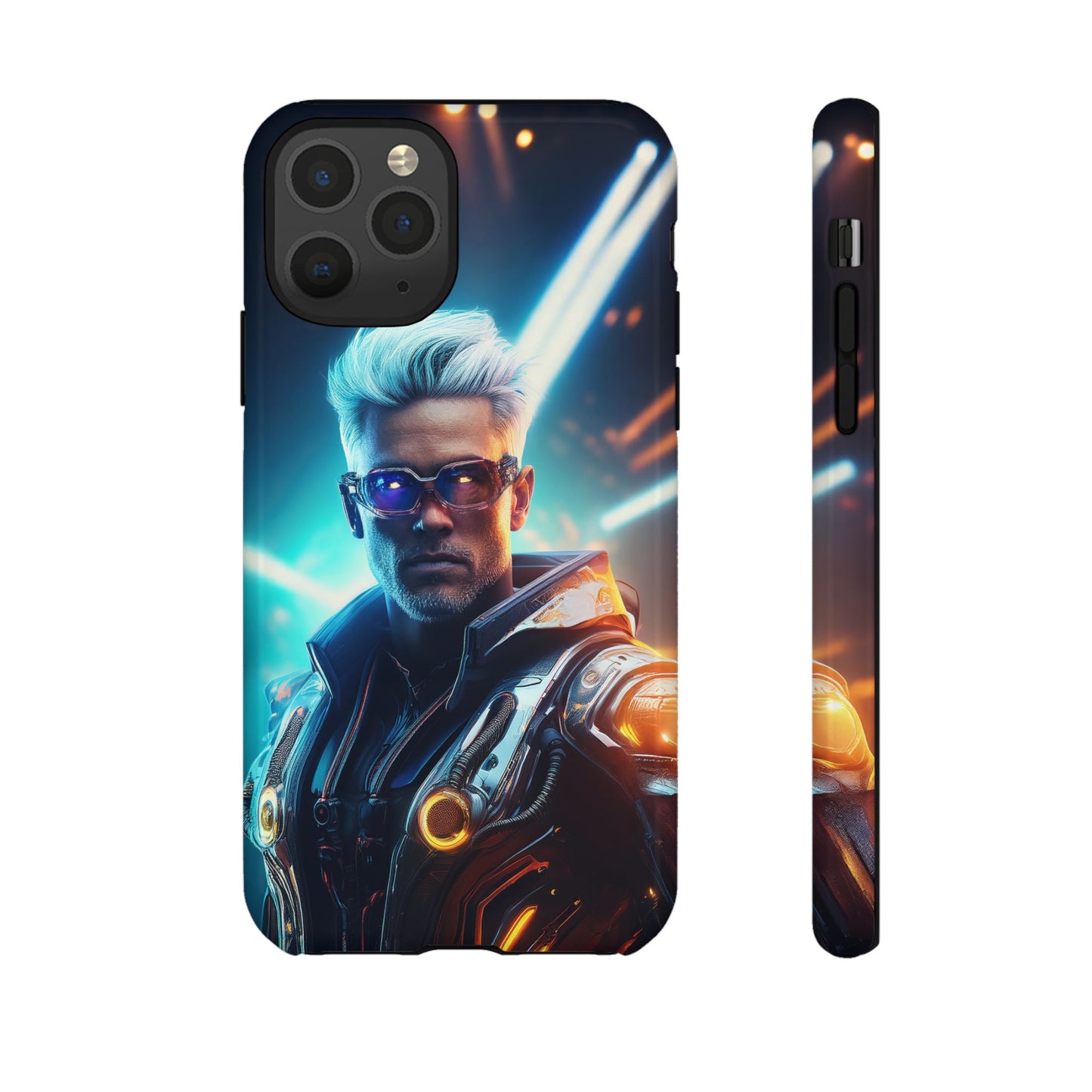 Futuristic Cyberpunk Male Cell Phone Case 013