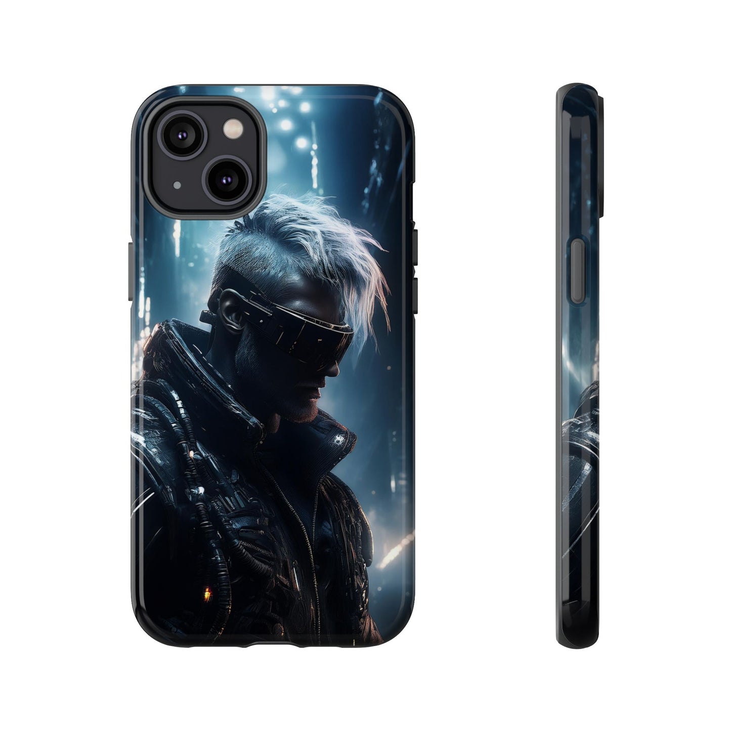 Futuristic Cyberpunk Male Cell Phone Case 025