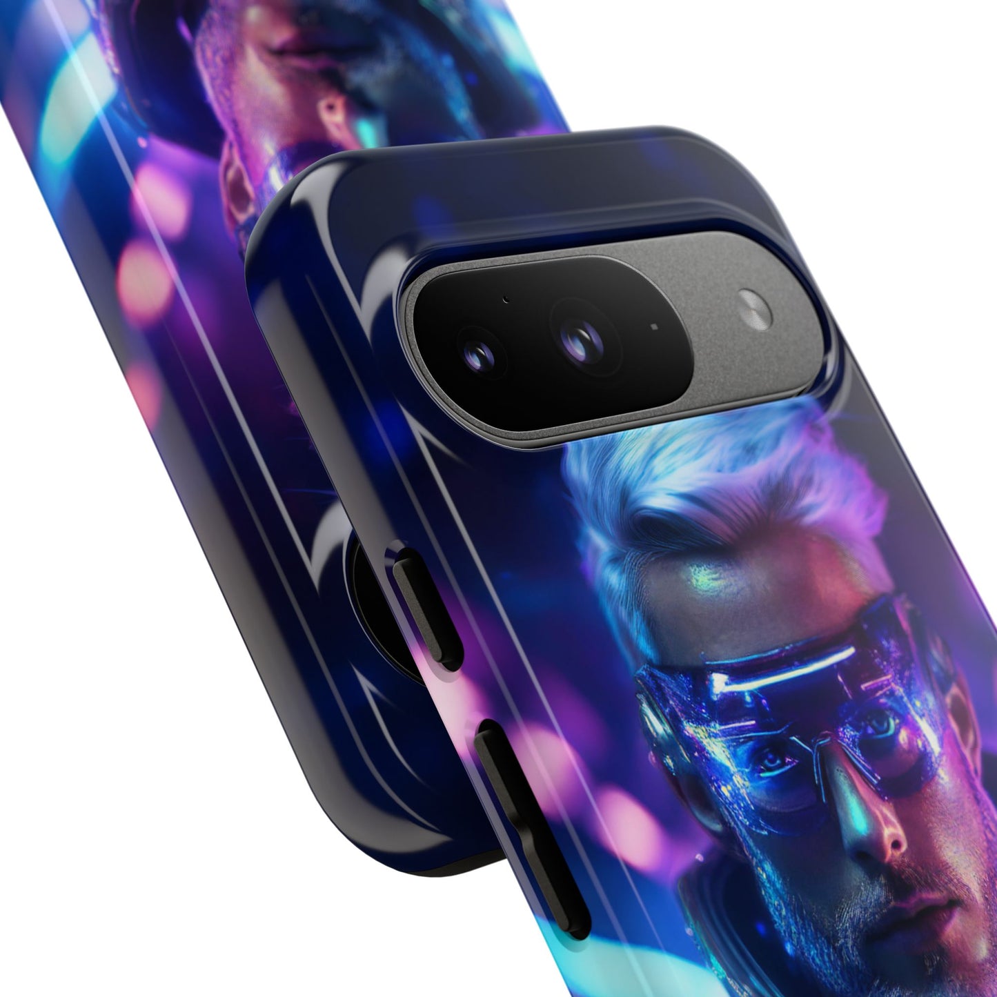 Futuristic Cyberpunk Male Cell Phone Case 020