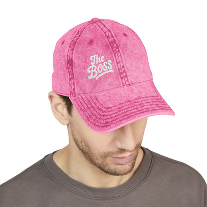 The Boss Vintage Hat – Embroidered Statement Hat for Power Moves Only