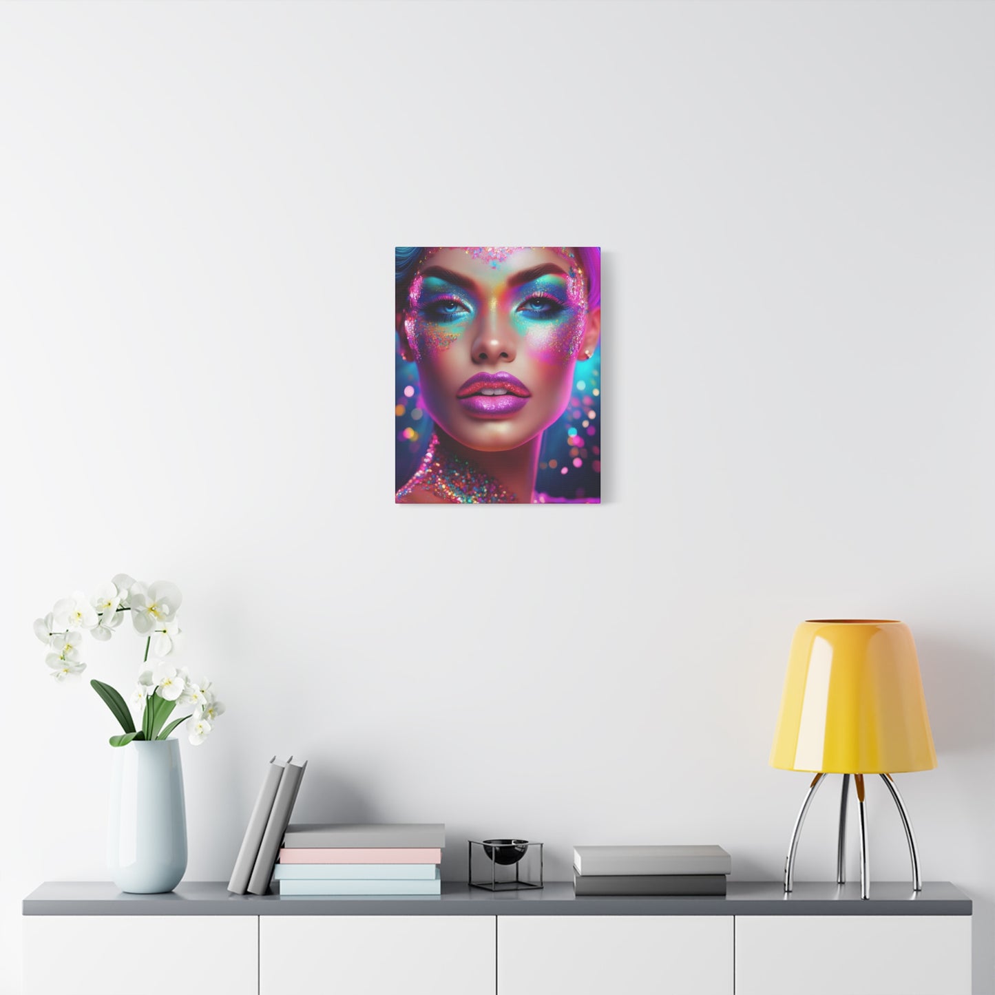 Glitter Love 008- Canvas Print – Vibrant Wall Decor