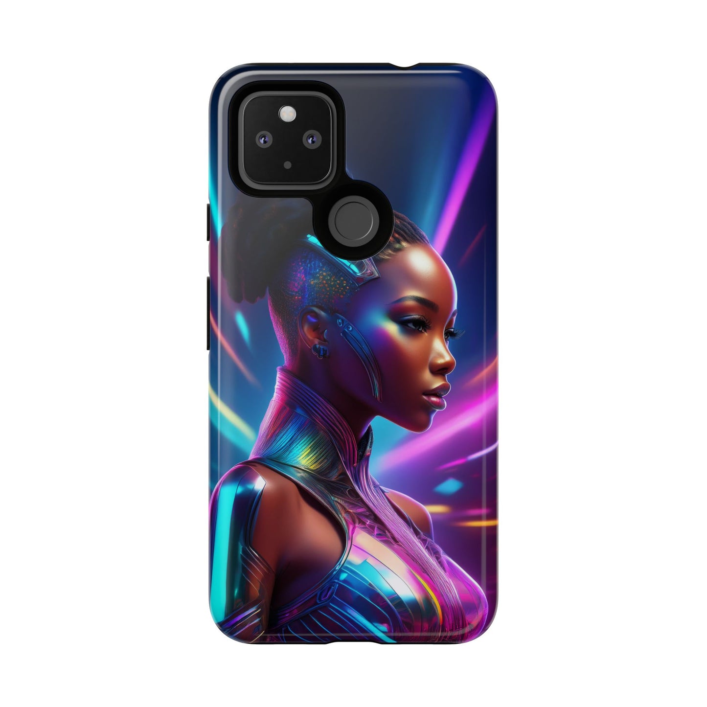 Futuristic Cyberpunk Female Cell Phone Case 014