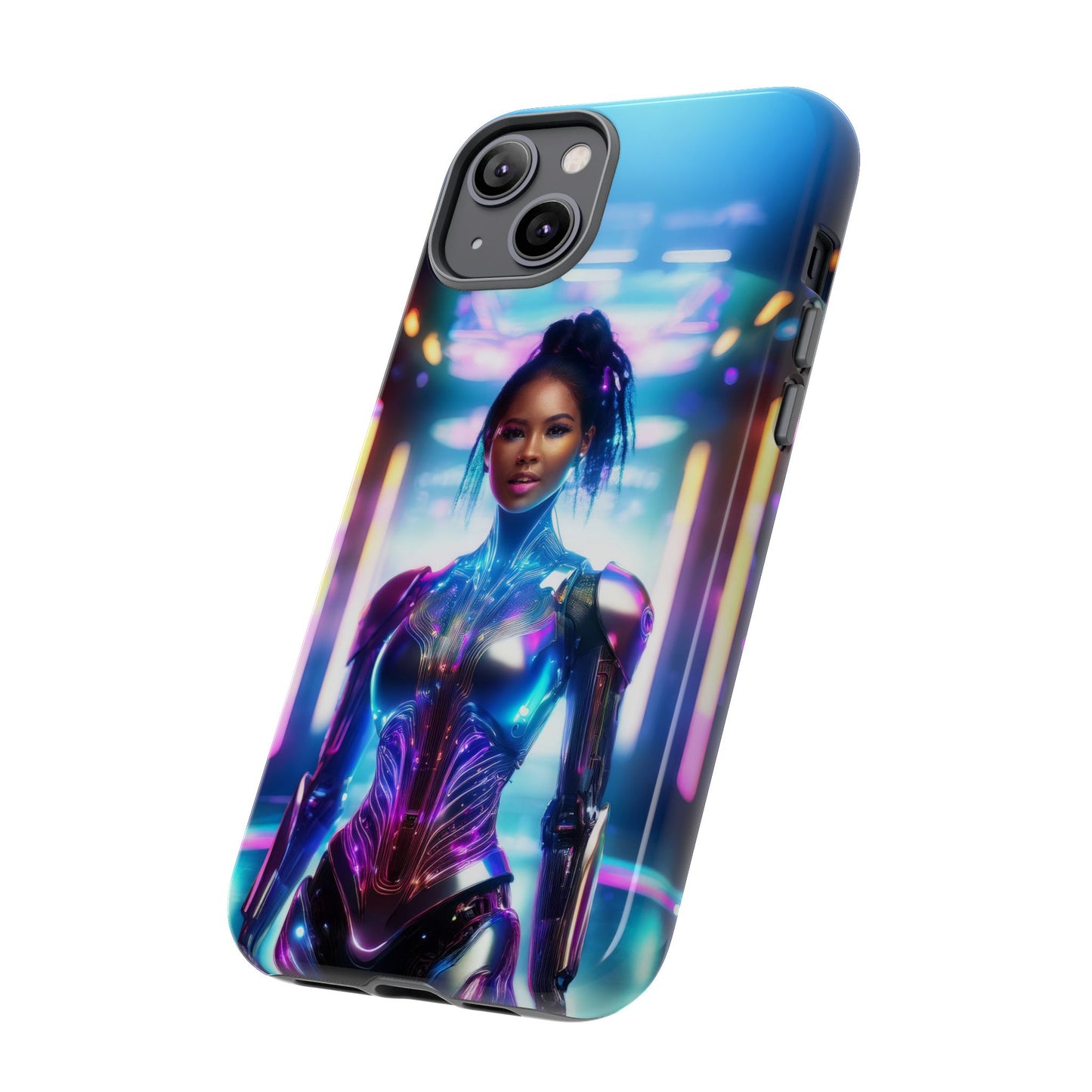 Futuristic Human Android Hybrid Cell Phone Case 009