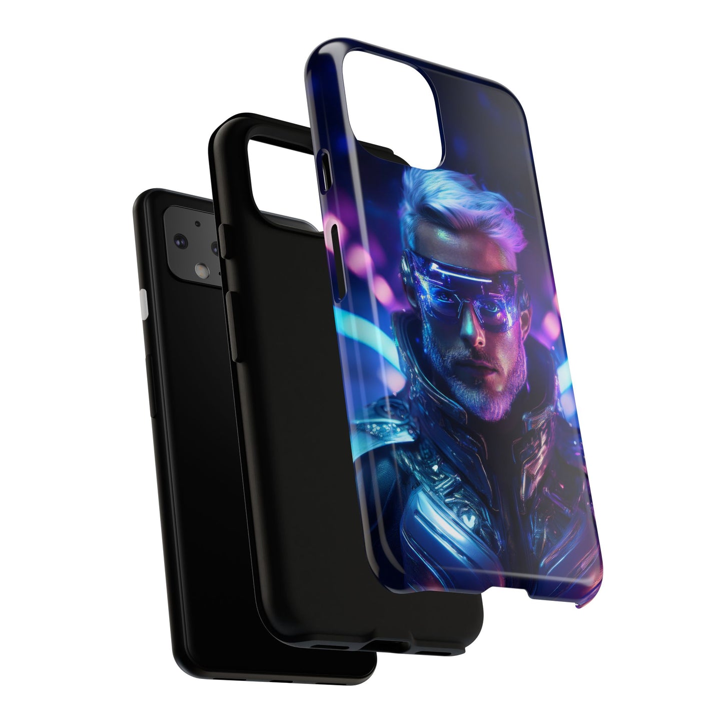 Futuristic Cyberpunk Male Cell Phone Case 020