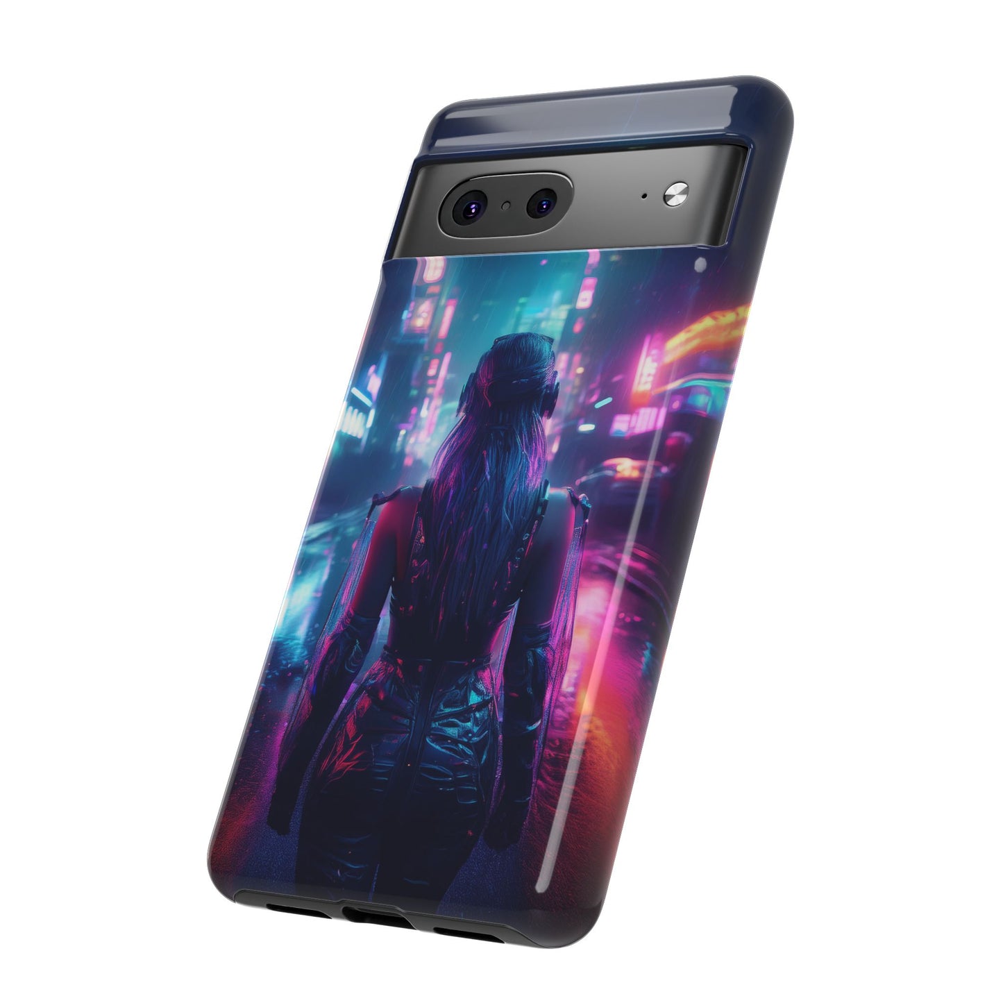 Futuristic Cyberpunk Female Cell Phone Case 032