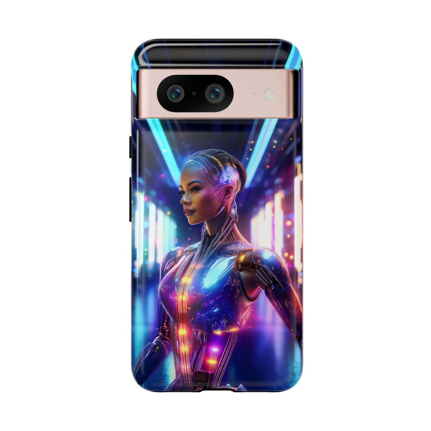 Futuristic Human Android Hybrid Cell Phone Case 010