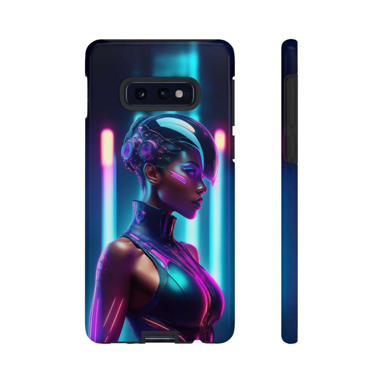 Futuristic Cyberpunk Female Cell Phone Case 021