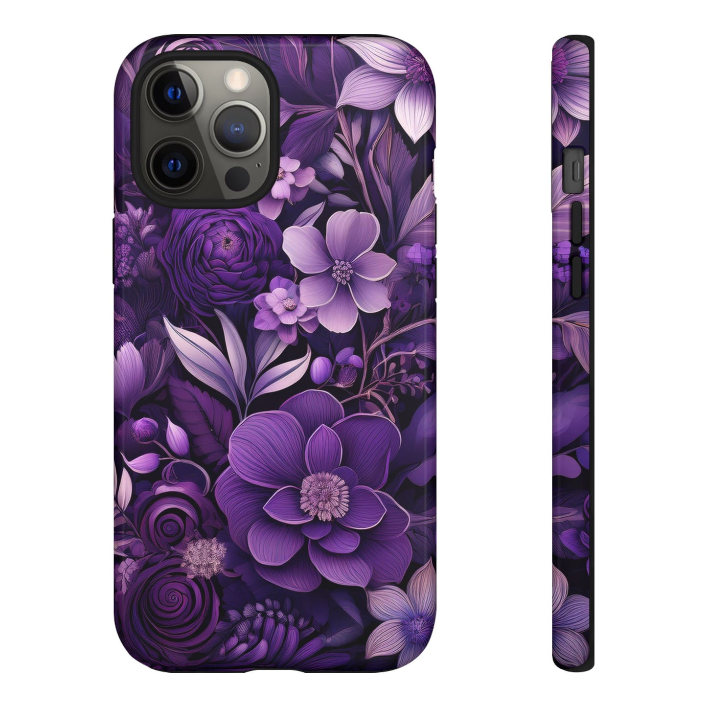 Purple Florals Tough Cases