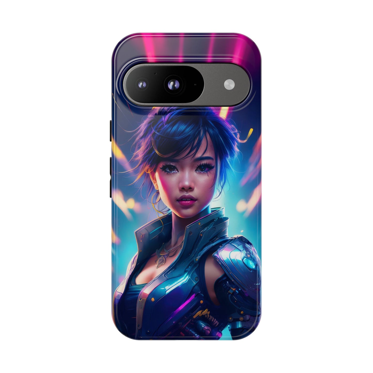 Futuristic Cyberpunk Female Cell Phone Case 024