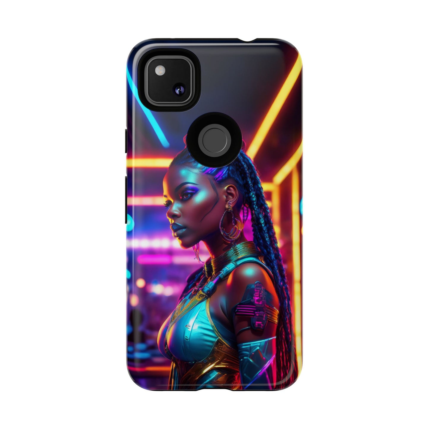 Futuristic Cyberpunk Female Cell Phone Case 006