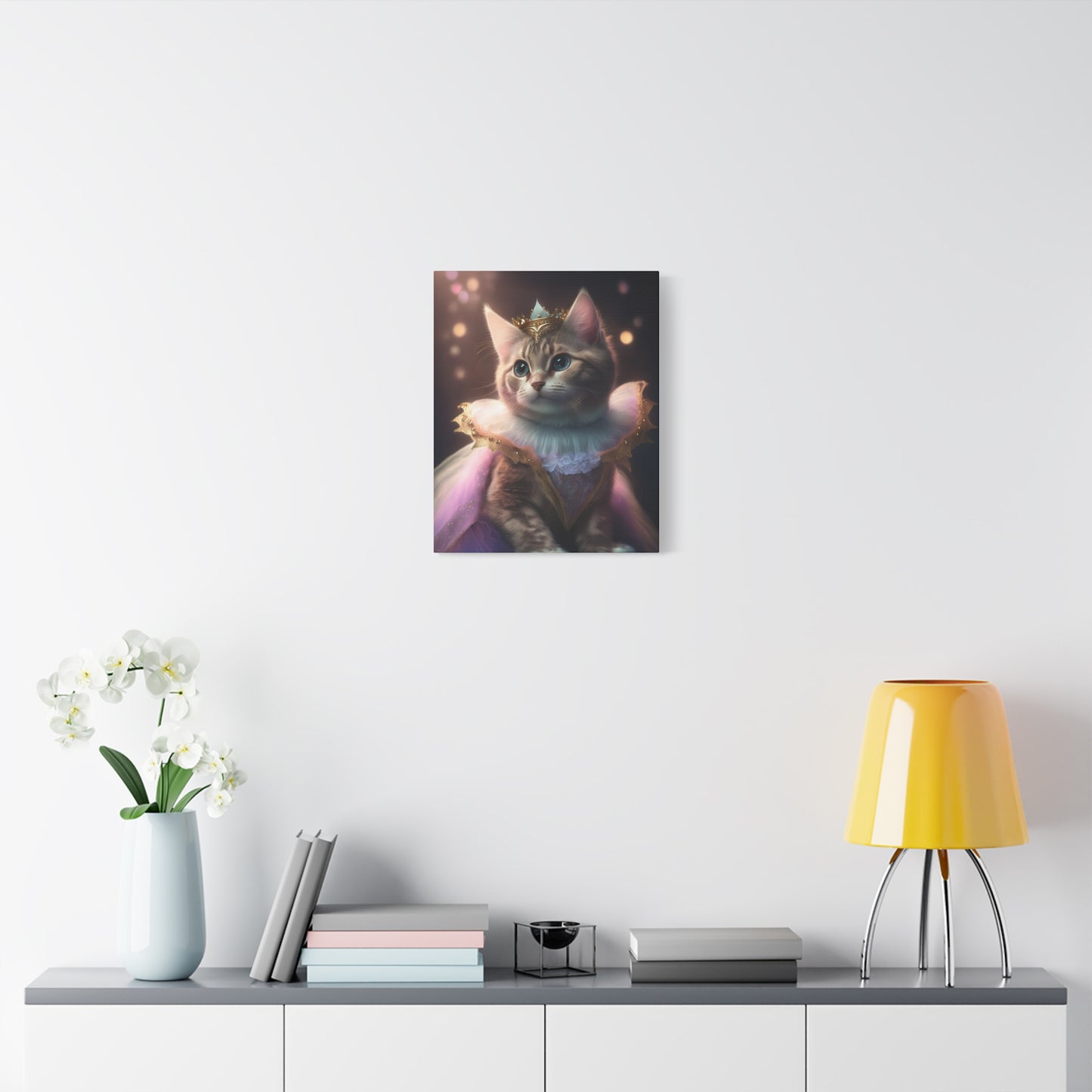 Meowgical Fairy Purrincess Canvas Art | Stretched Matte Wall Decor 002