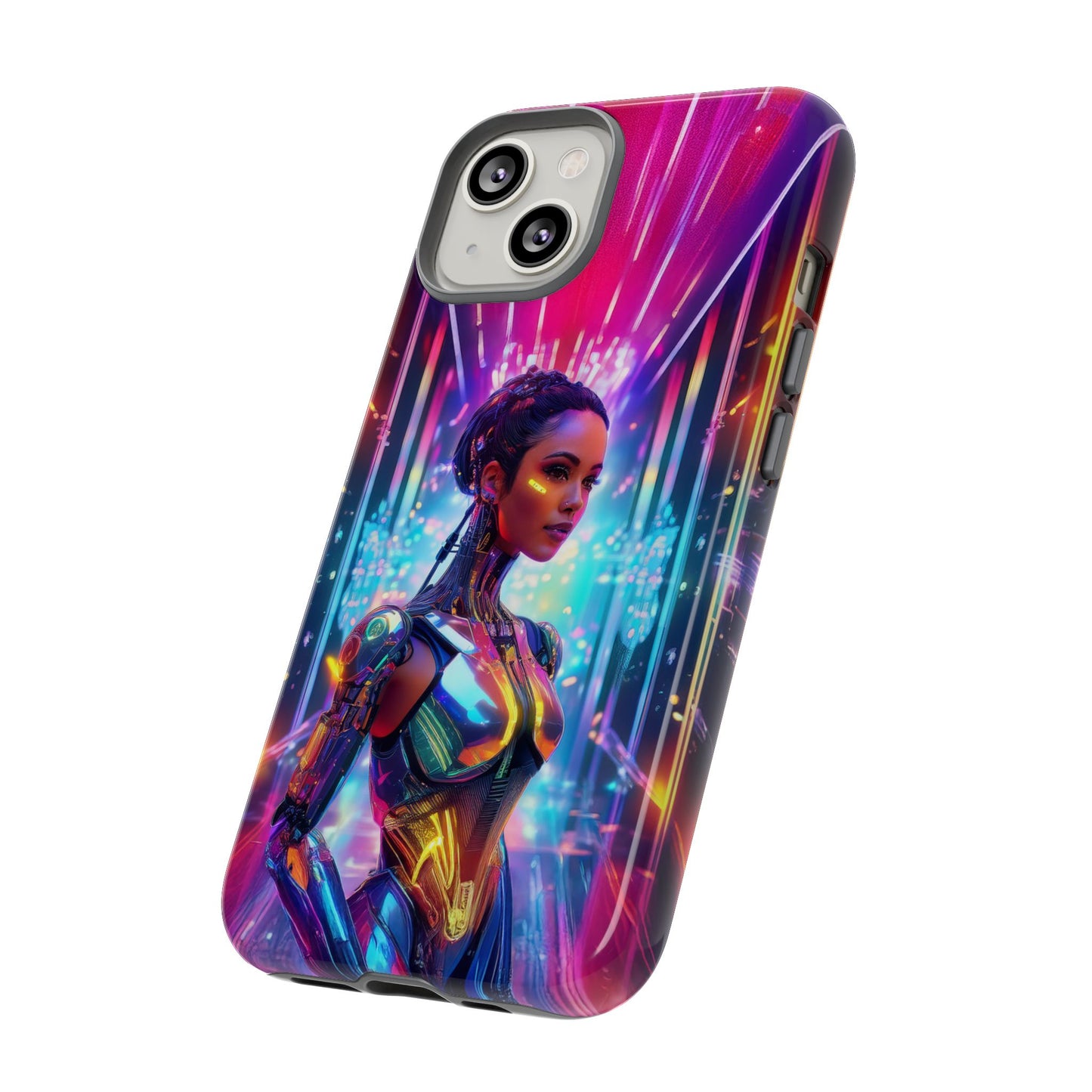 Futuristic Human Android Hybrid Cell Phone Case 006