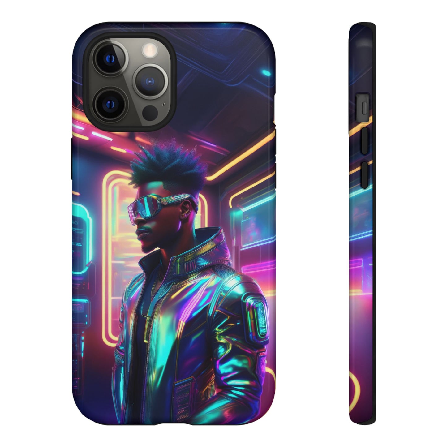 Futuristic Cyberpunk Male Cell Phone Case 004