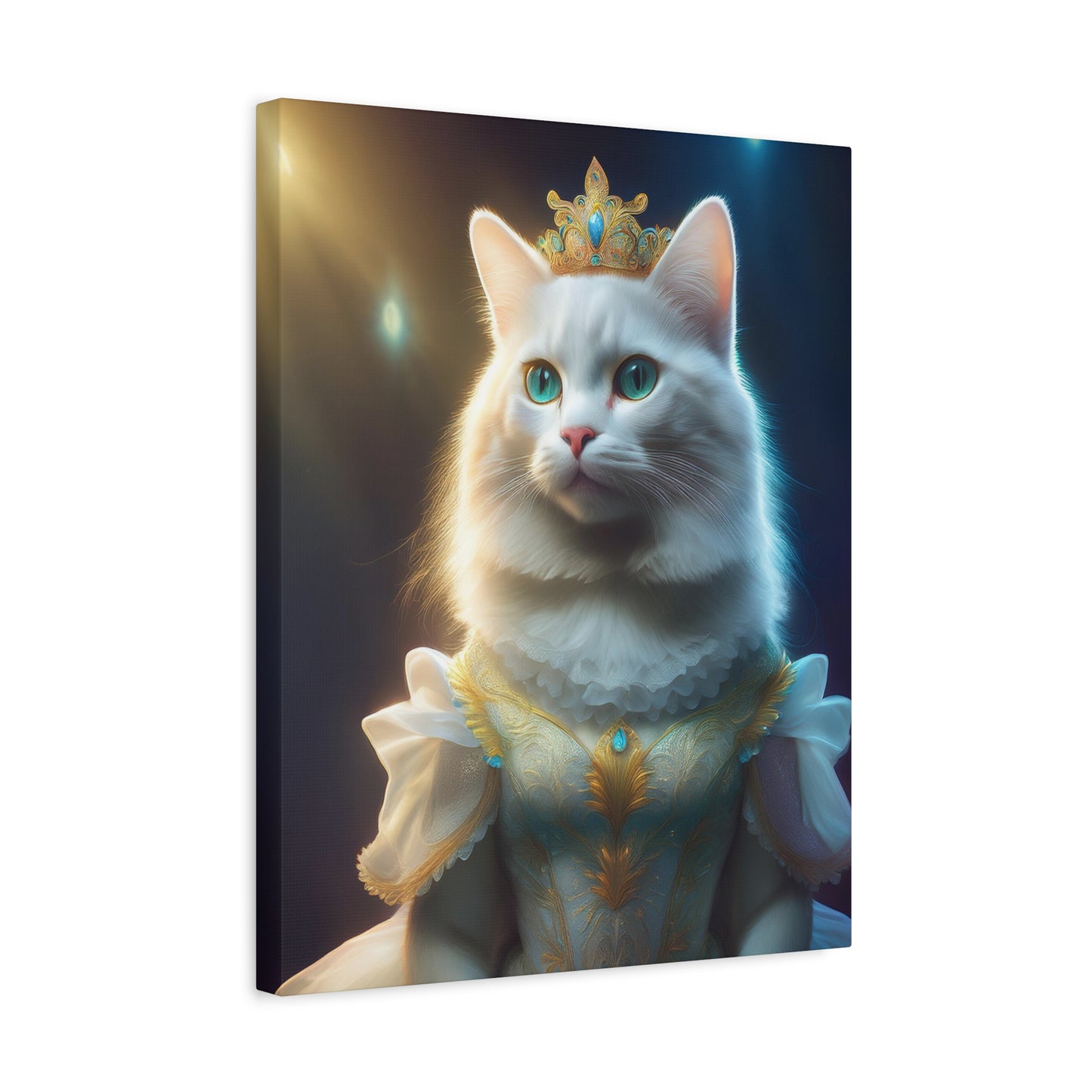 Meowgical Fairy Purrincess Canvas Art | Stretched Matte Wall Decor 004