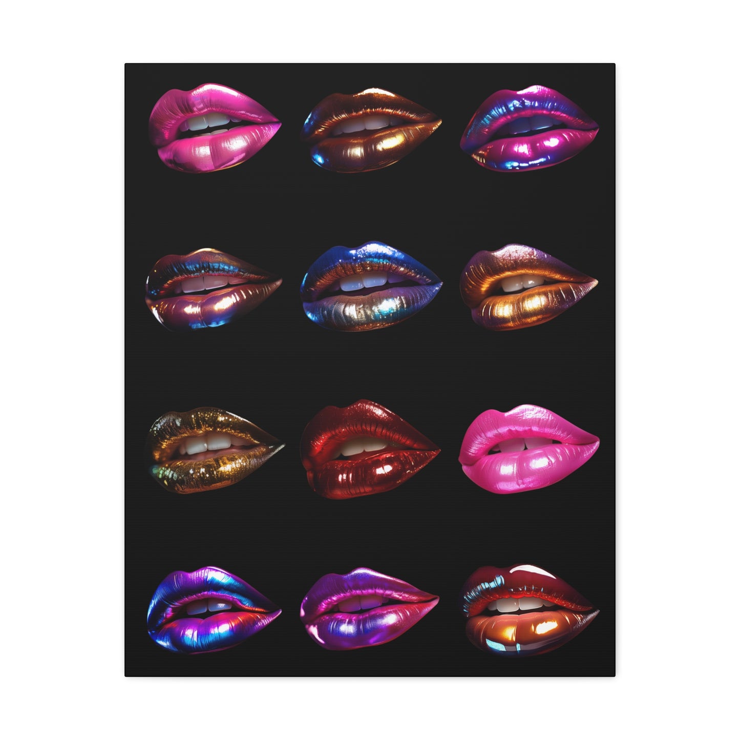 Hot Lips - Canvas Print – Vibrant Wall Decor