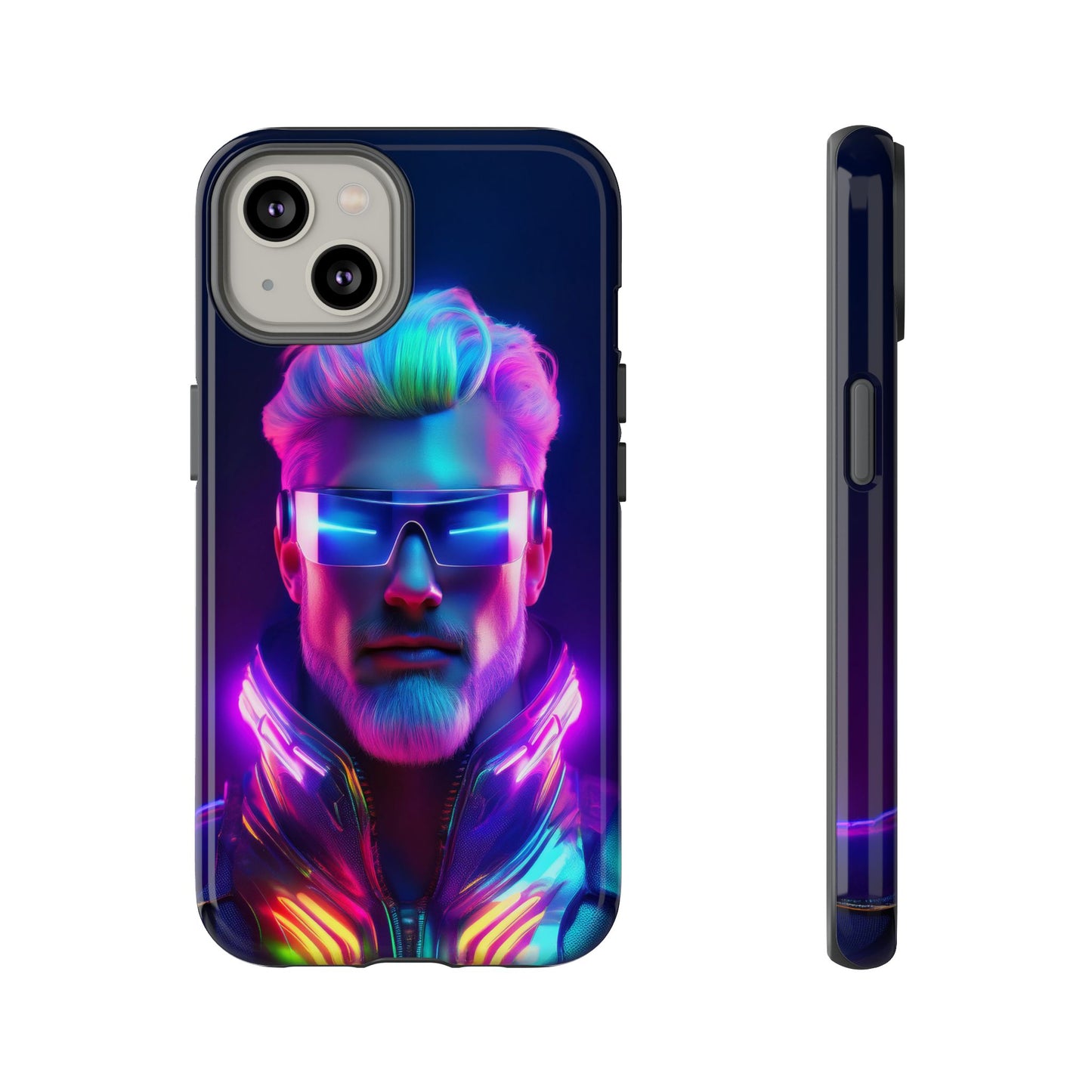 Futuristic Cyberpunk Male Cell Phone Case 026