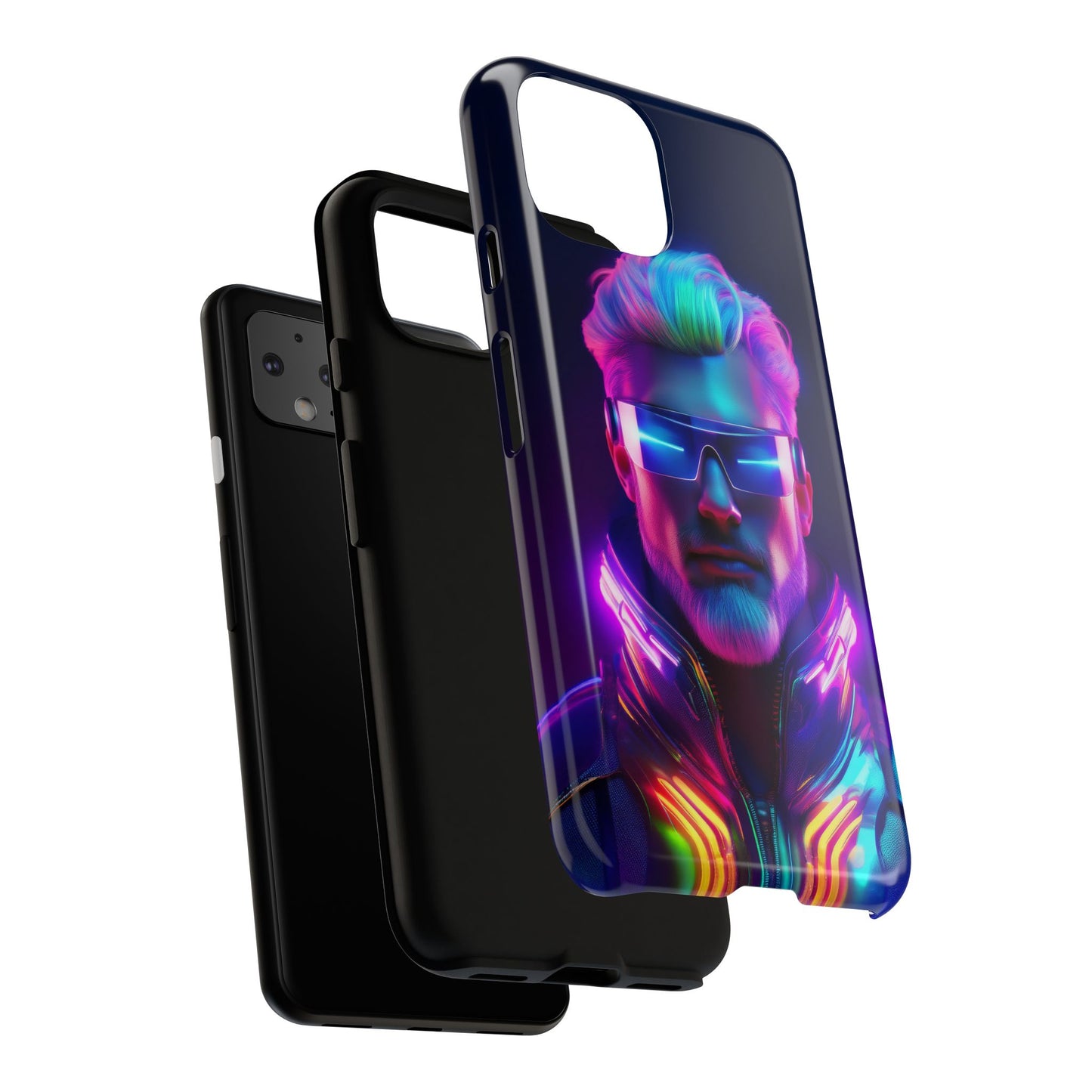 Futuristic Cyberpunk Male Cell Phone Case 026