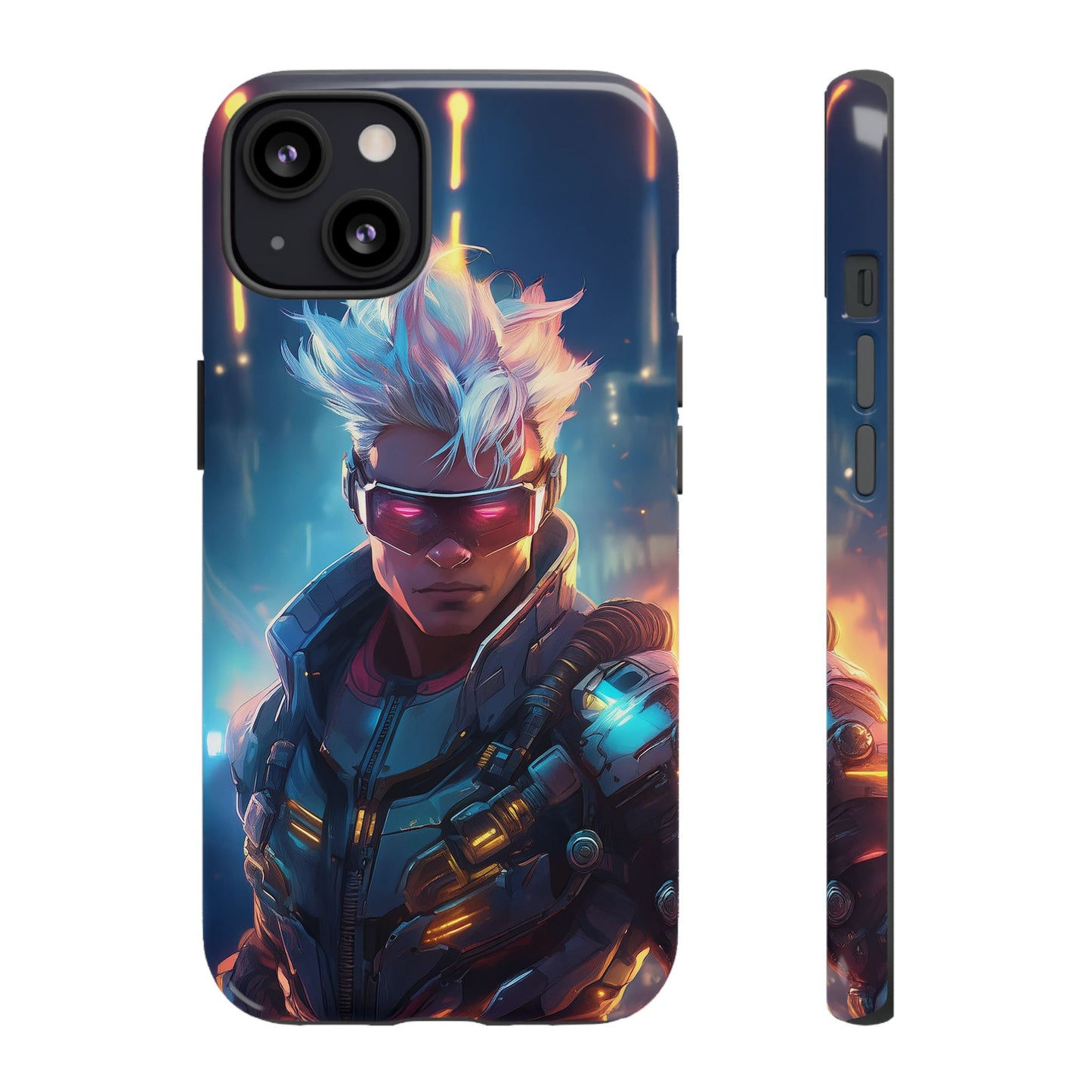 Futuristic Cyberpunk Male Cell Phone Case 018