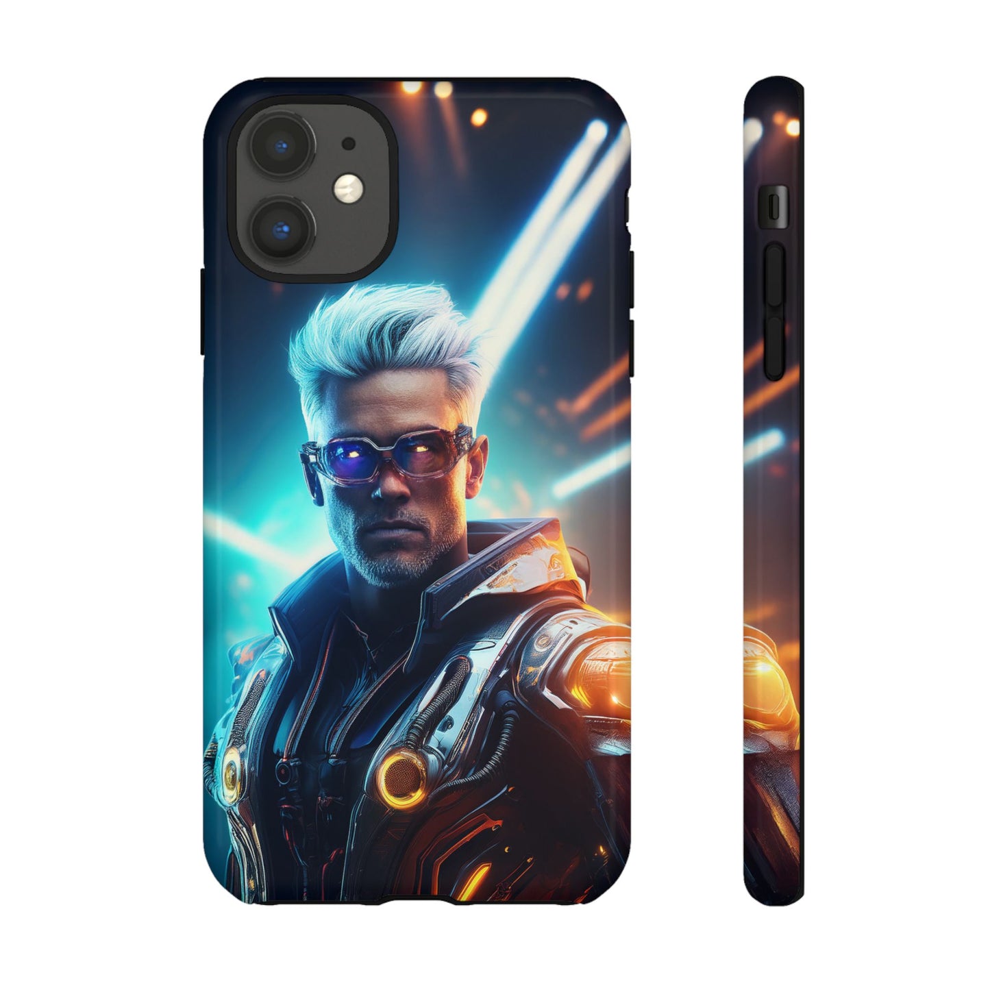 Futuristic Cyberpunk Male Cell Phone Case 013