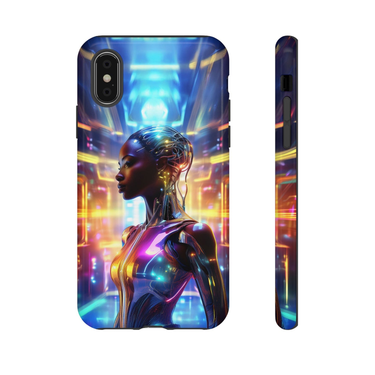 Futuristic Human Android Hybrid Cell Phone Case 011