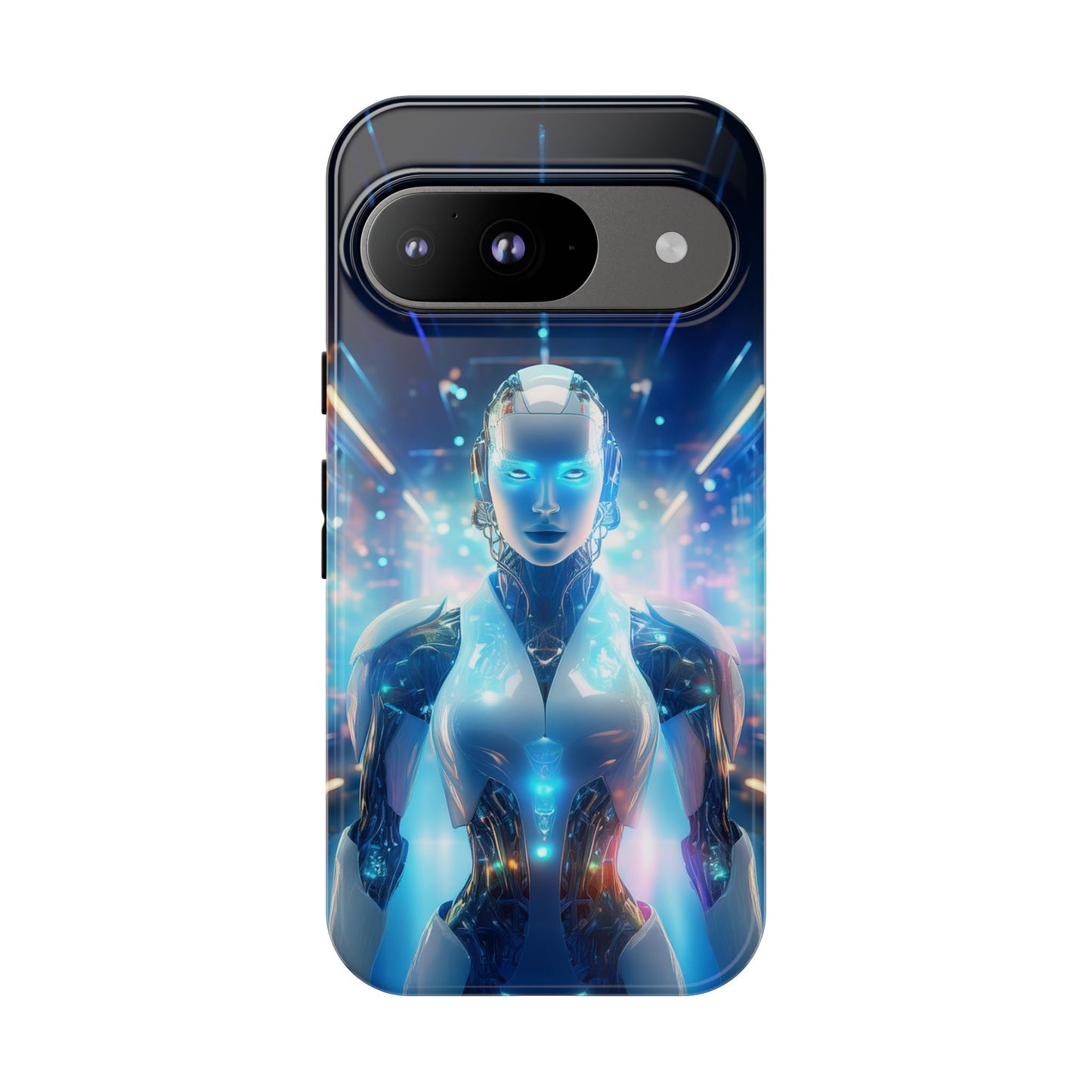 Futuristic Human Android Hybrid Cell Phone Case 012