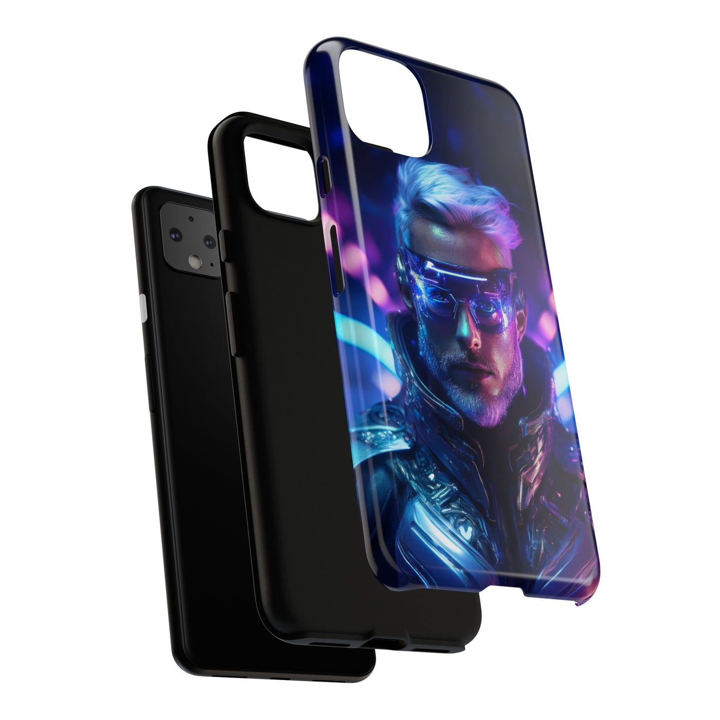 Futuristic Cyberpunk Male Cell Phone Case 020