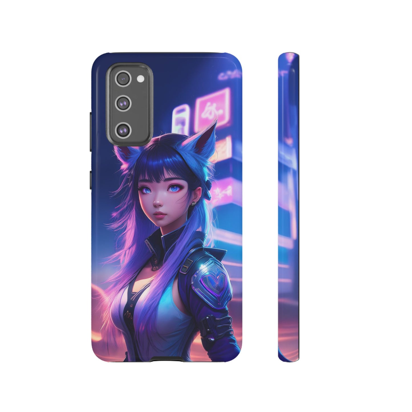 Futuristic Cyberpunk Female Cell Phone Case 010